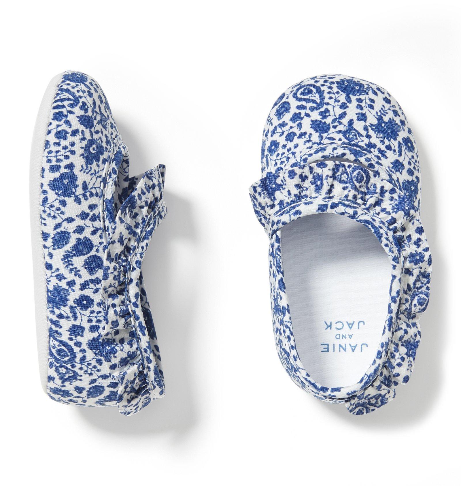 Floral Crib Shoe