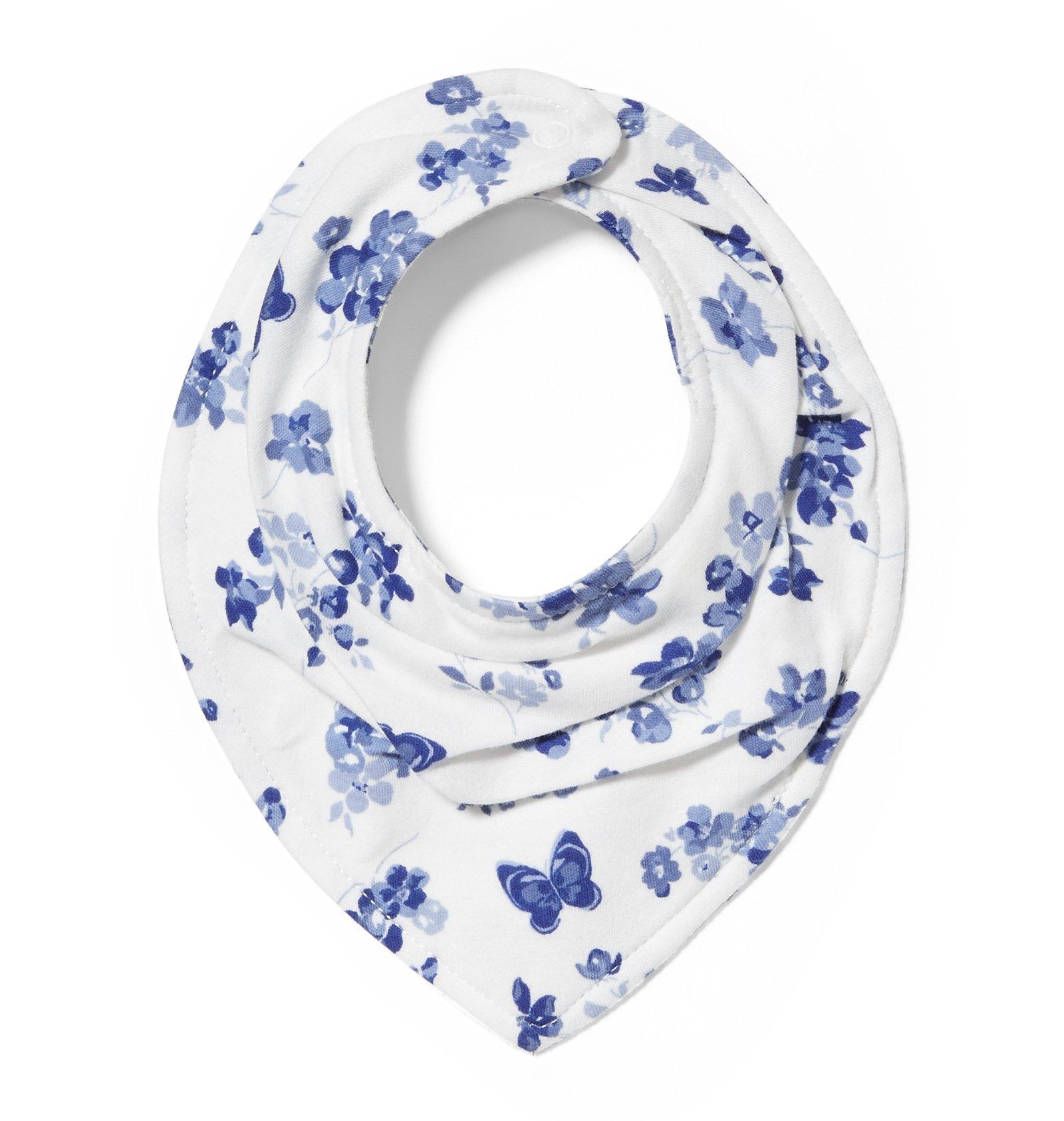 Butterfly Floral Bandana Bib image number 0
