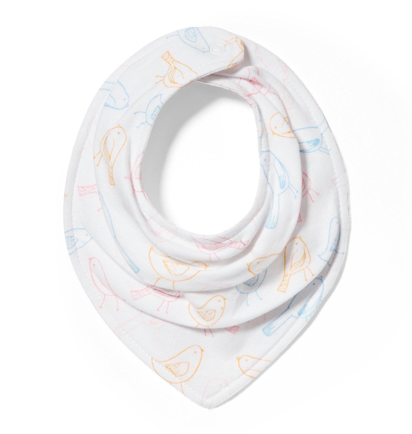 Bird Print Bandana Bib image number 0