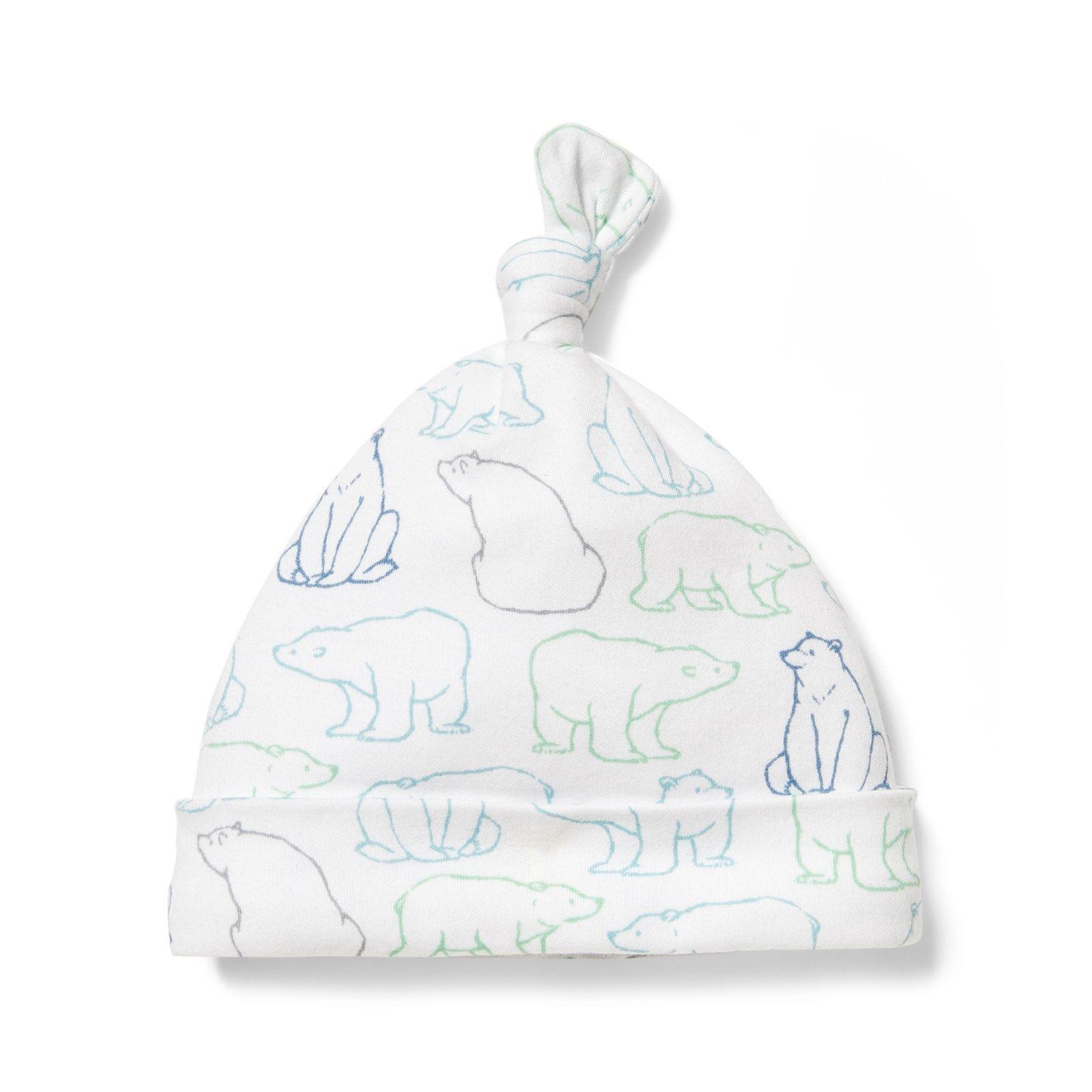 Bear Print Knot Beanie image number 0