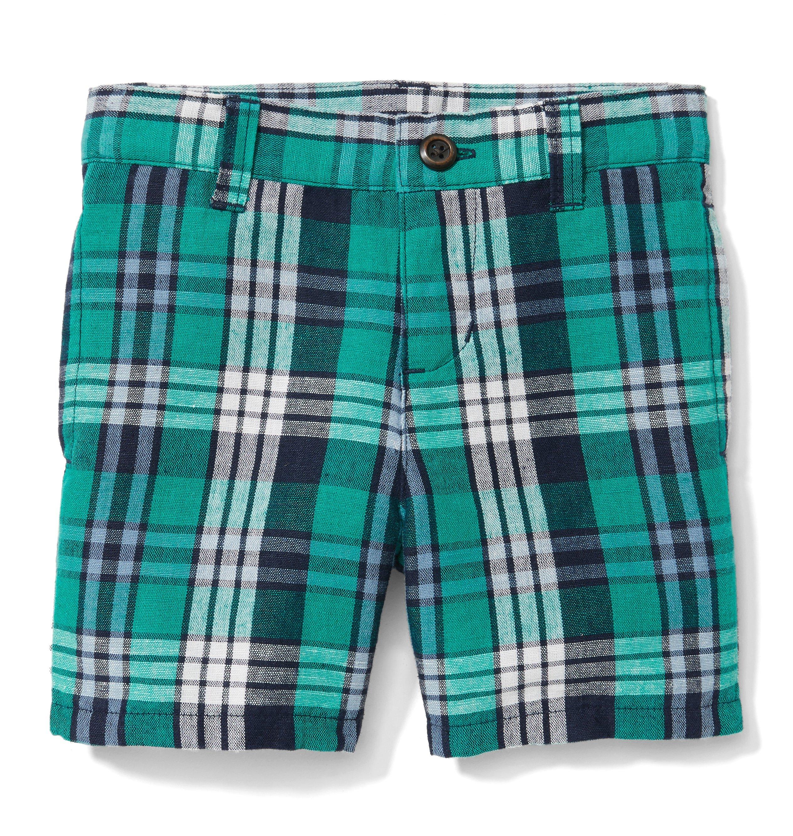 Plaid Linen Short  image number 0