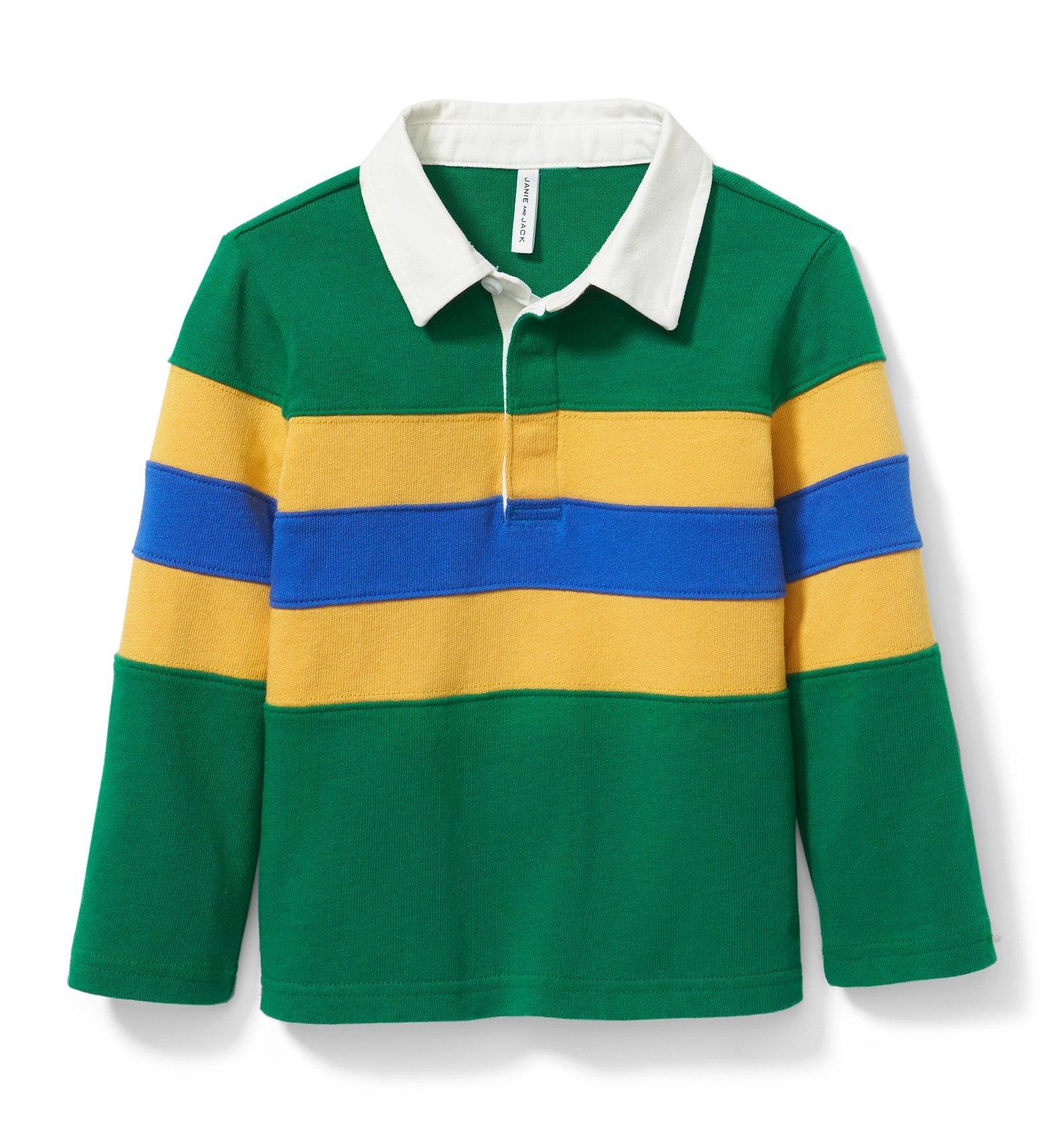 Colorblocked Rugby Tee image number 0