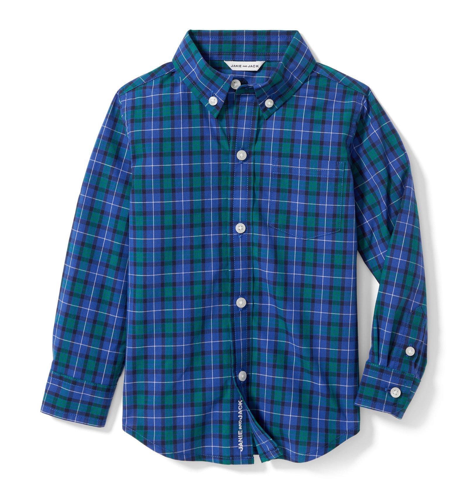 Plaid Poplin Shirt  image number 0