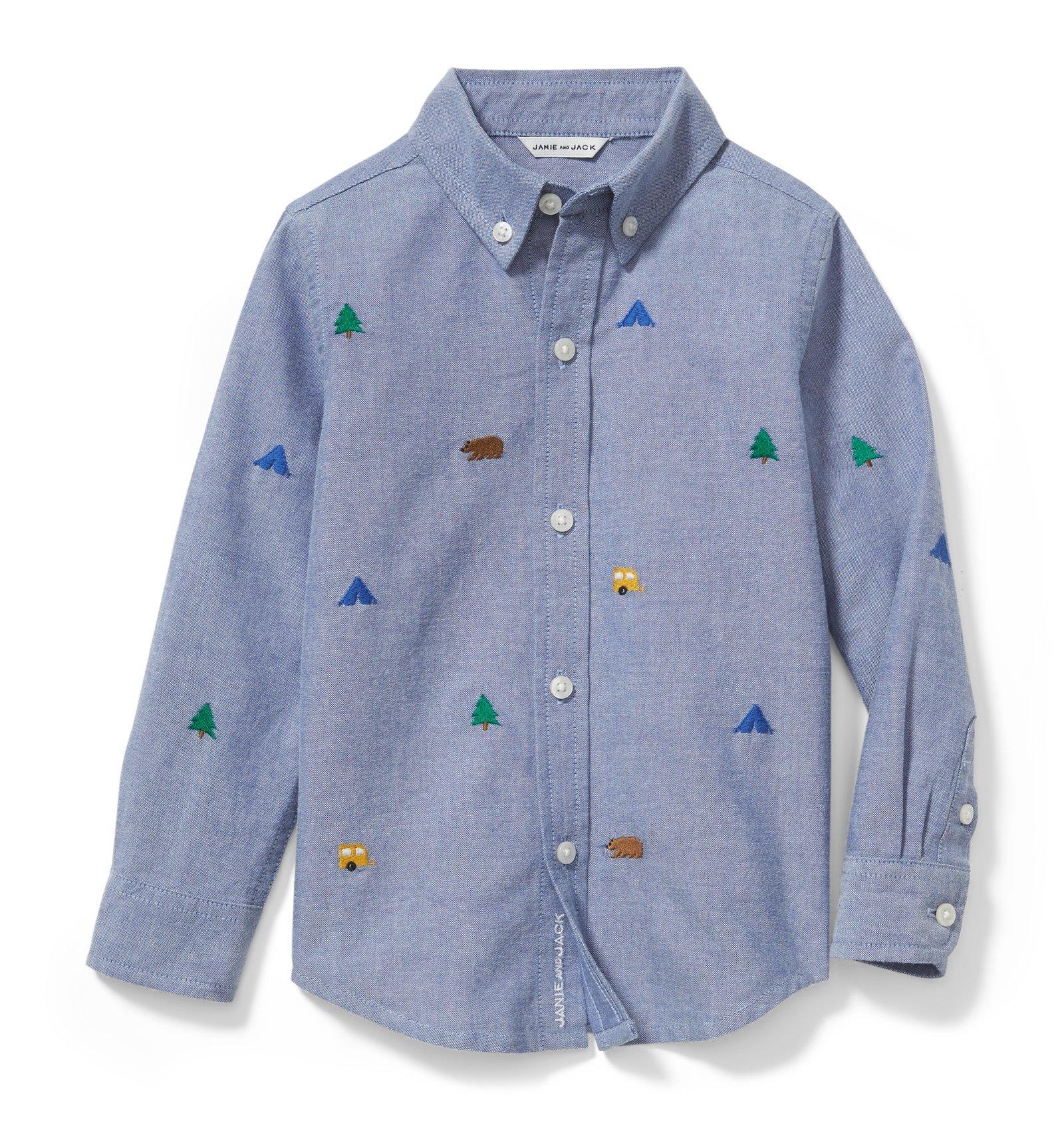 Embroidered Oxford Shirt  image number 0