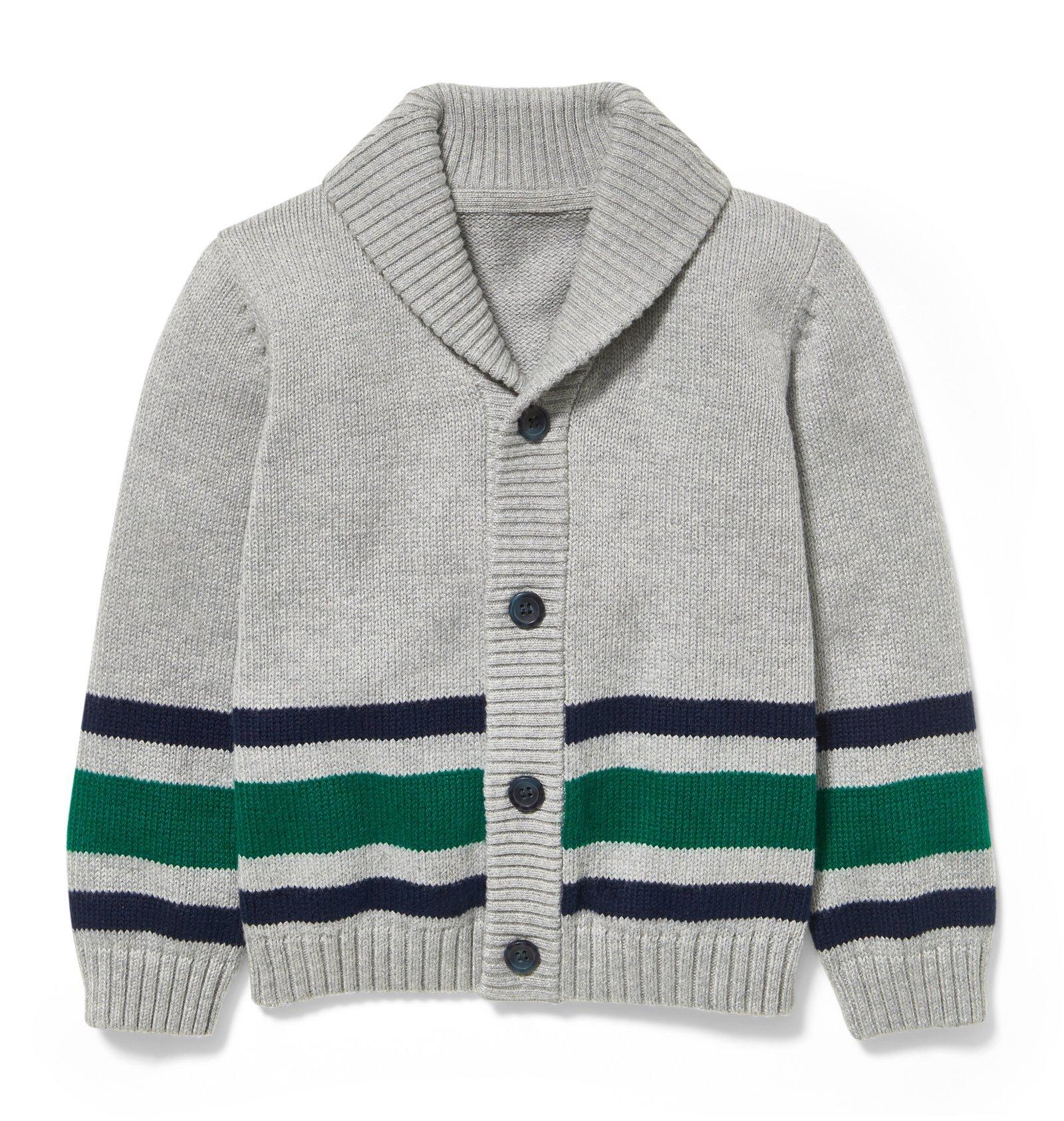 Striped Shawl Collar Cardigan image number 0