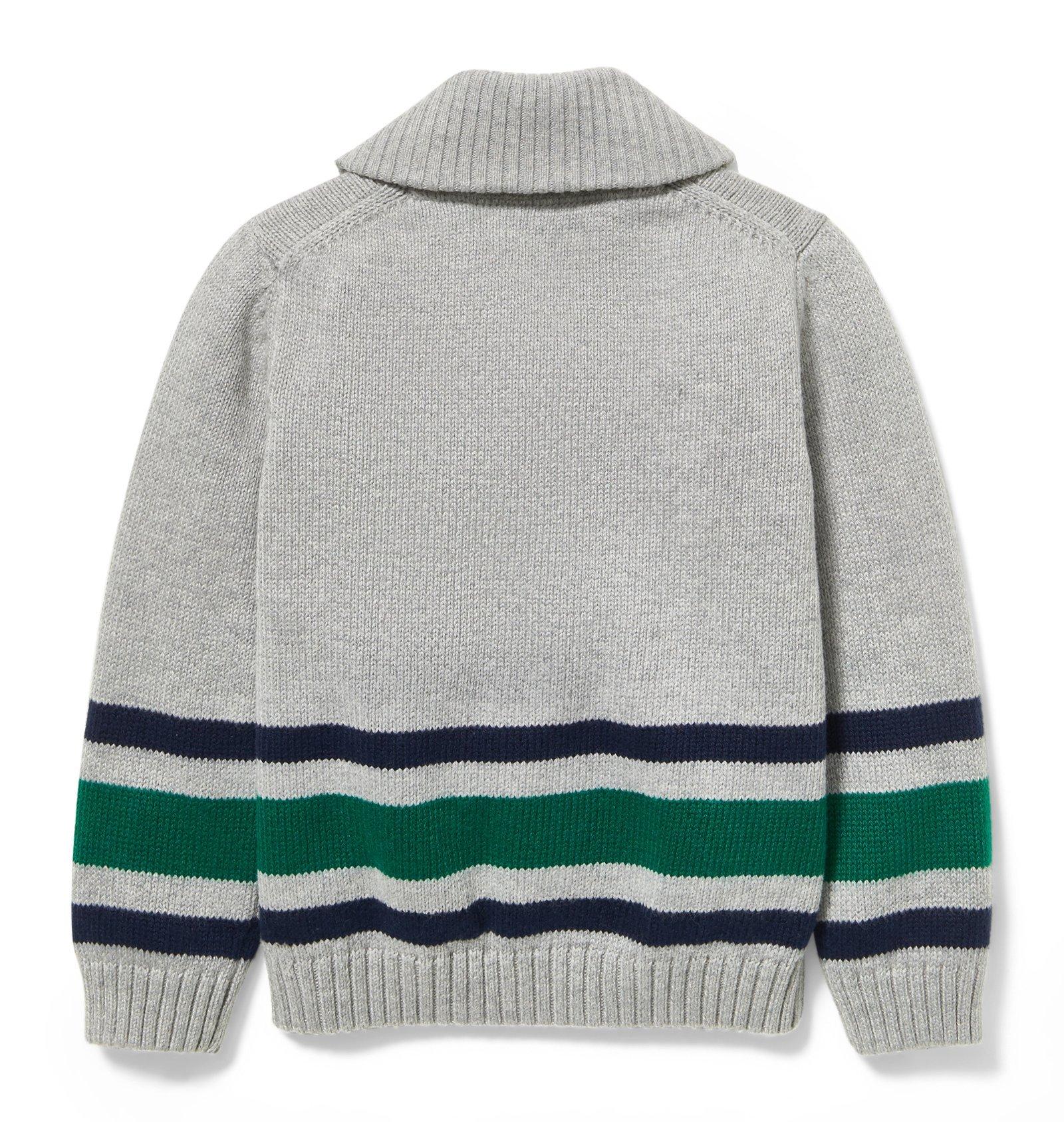 Striped Shawl Collar Cardigan image number 1