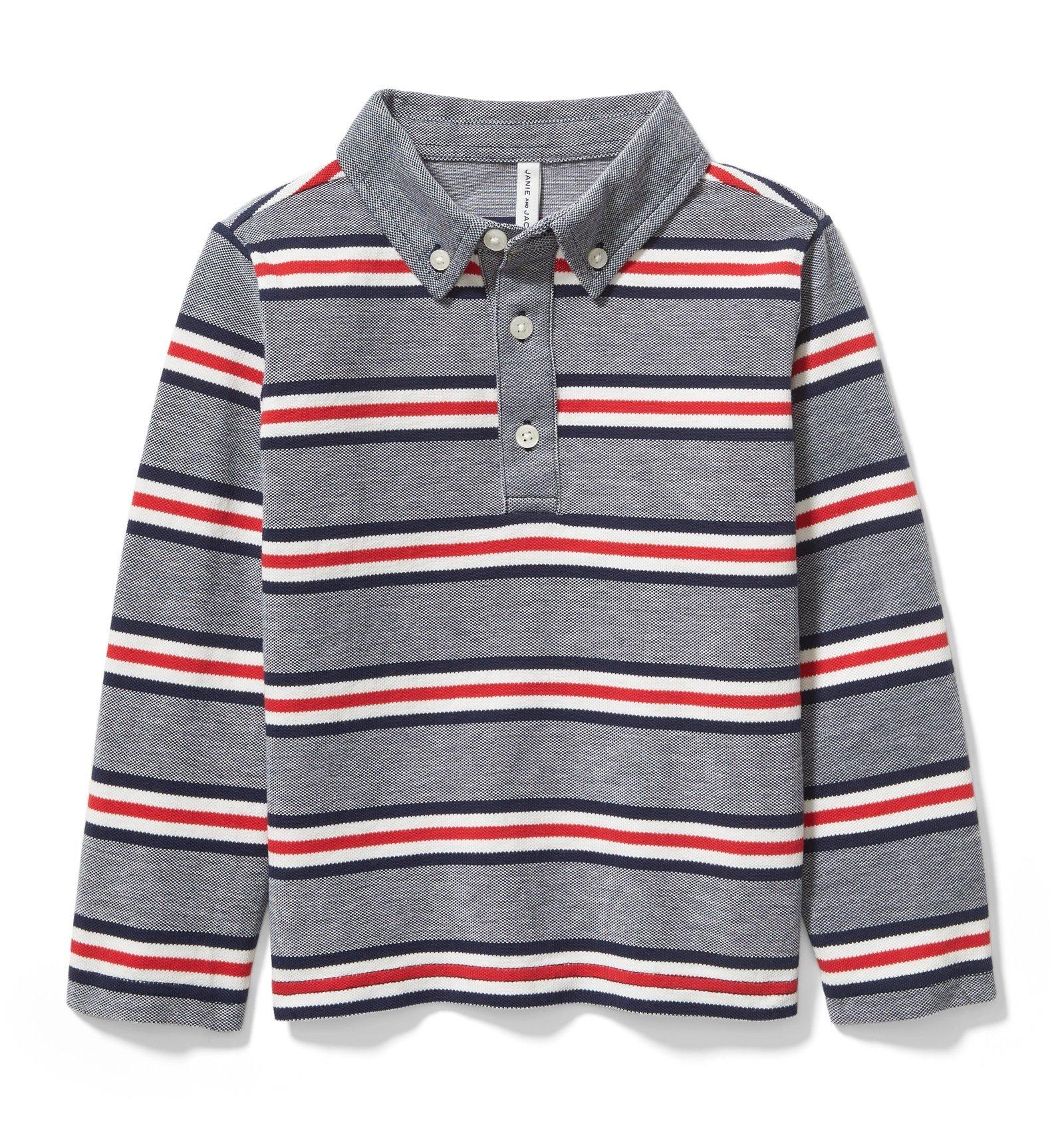 Striped Polo image number 0