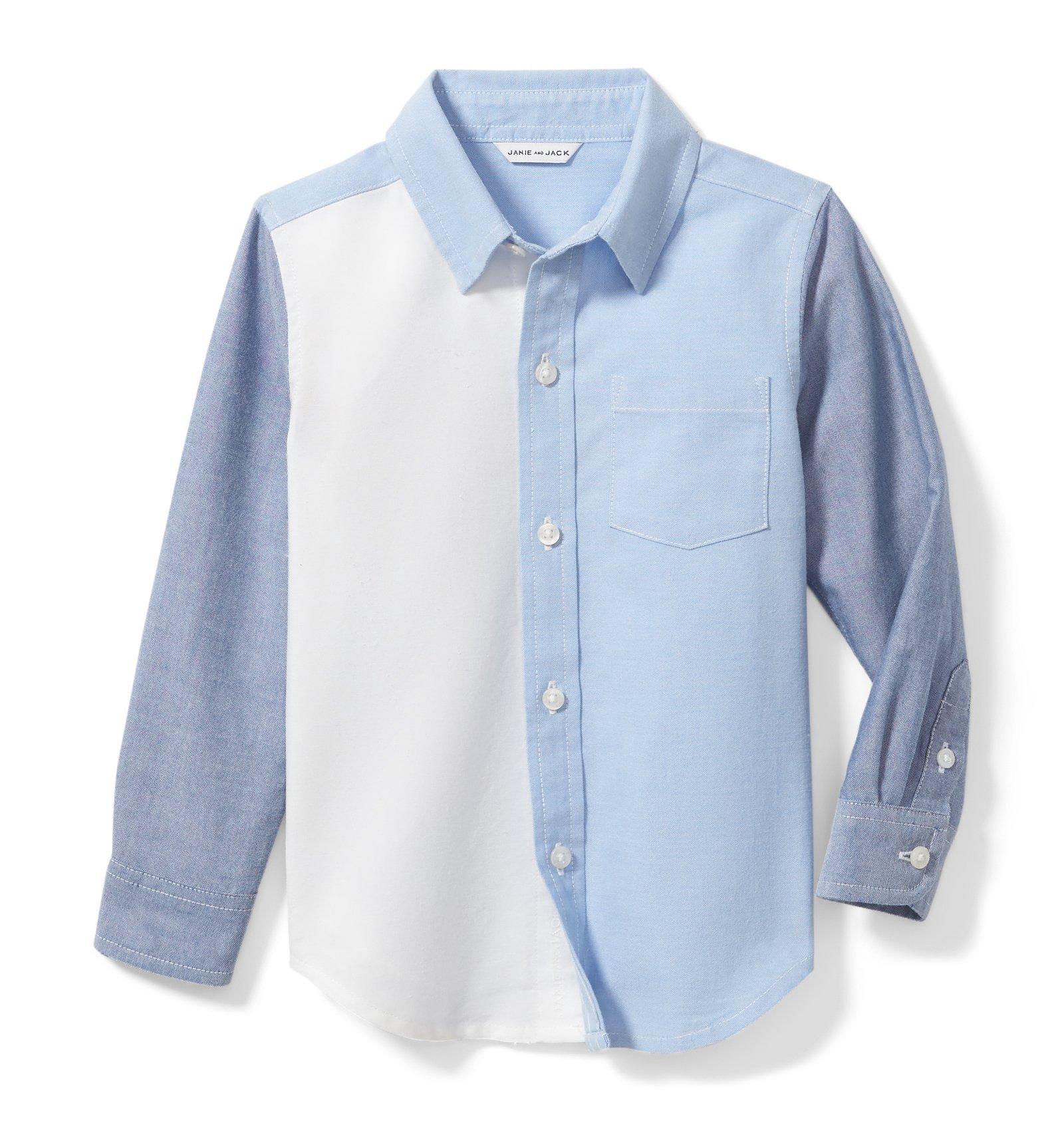 Colorblocked Oxford Shirt image number 0