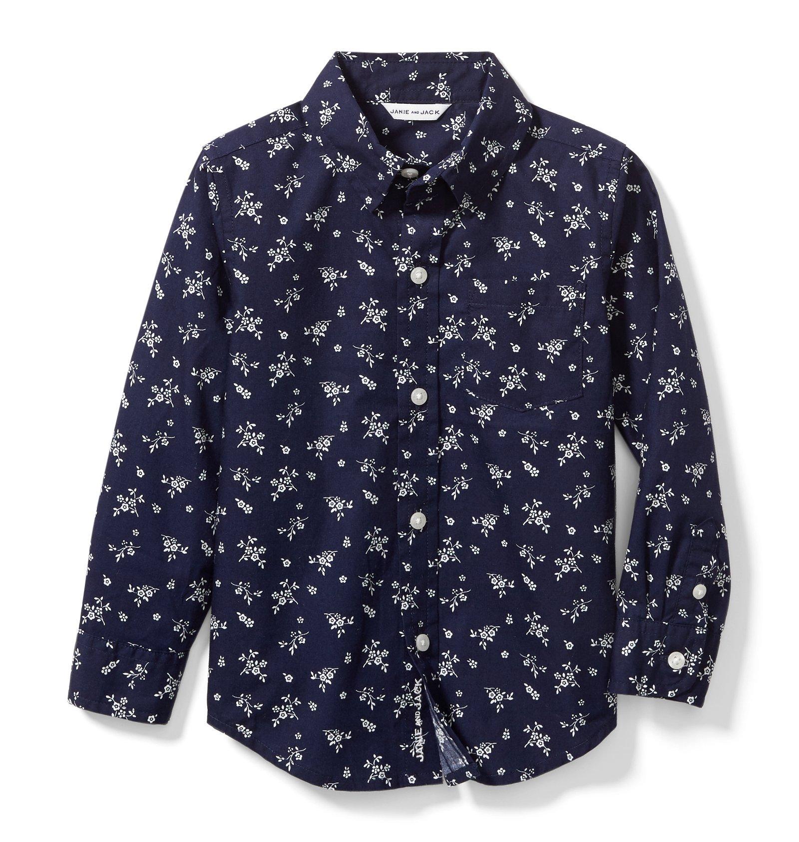 Floral Poplin Shirt  image number 0