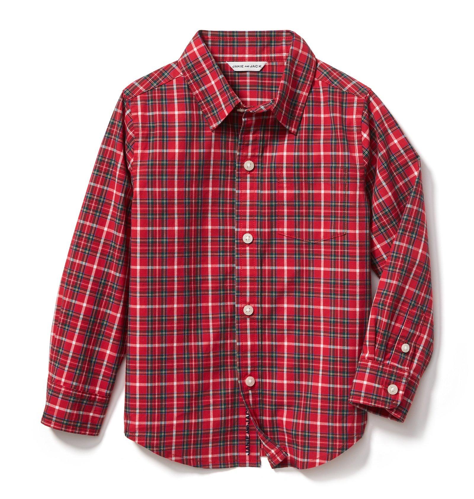 Plaid Poplin Shirt  image number 0