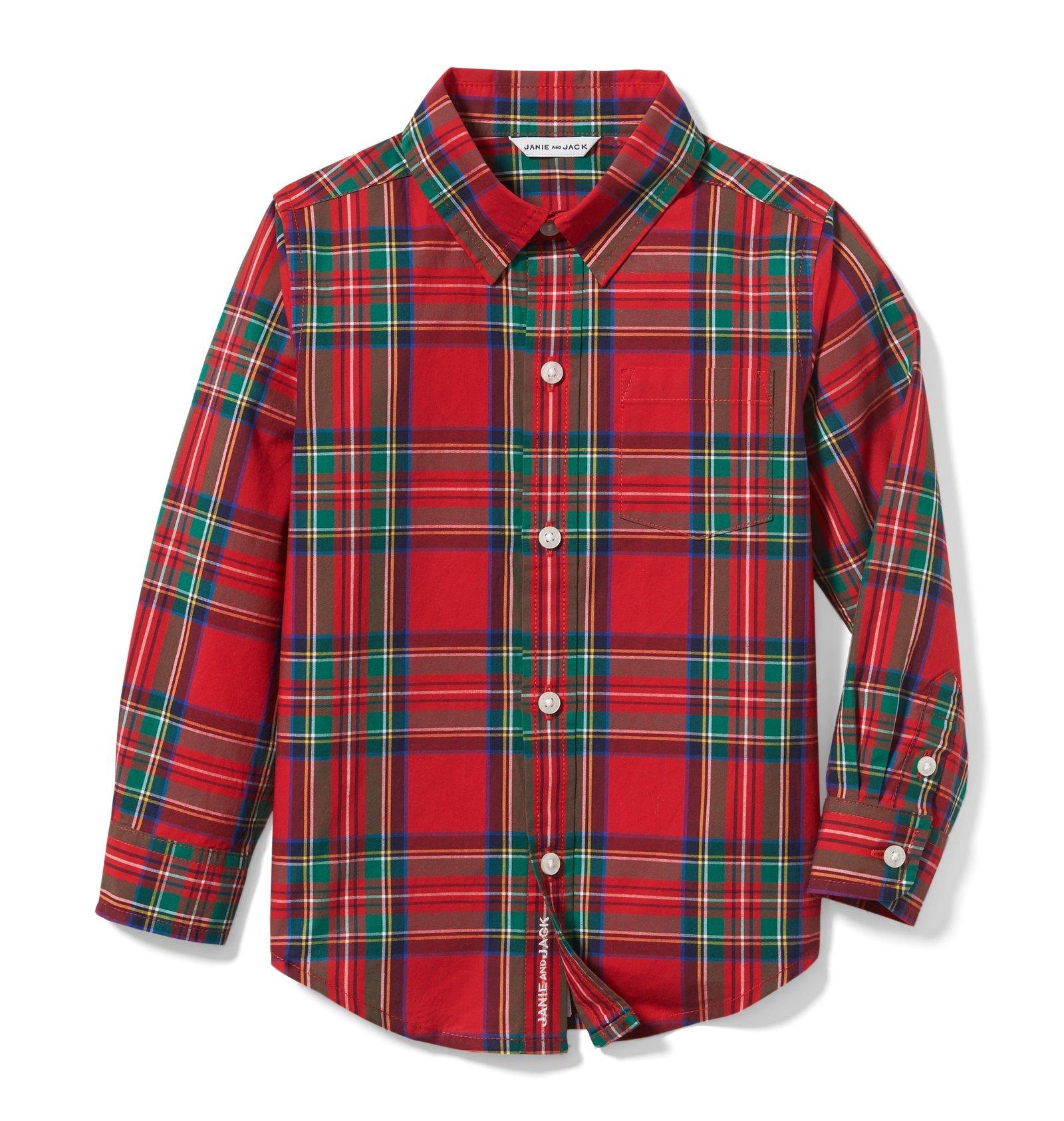 Plaid Poplin Shirt  image number 0