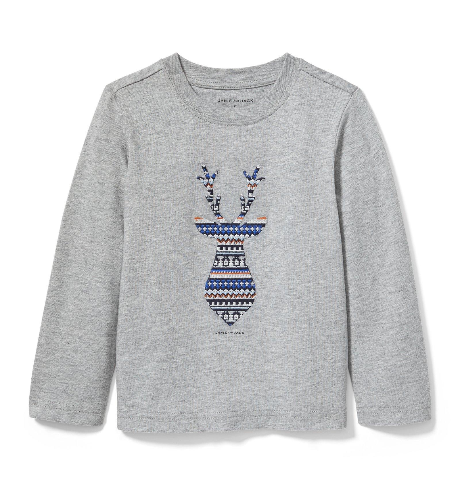 Fair Isle Deer Tee image number 0