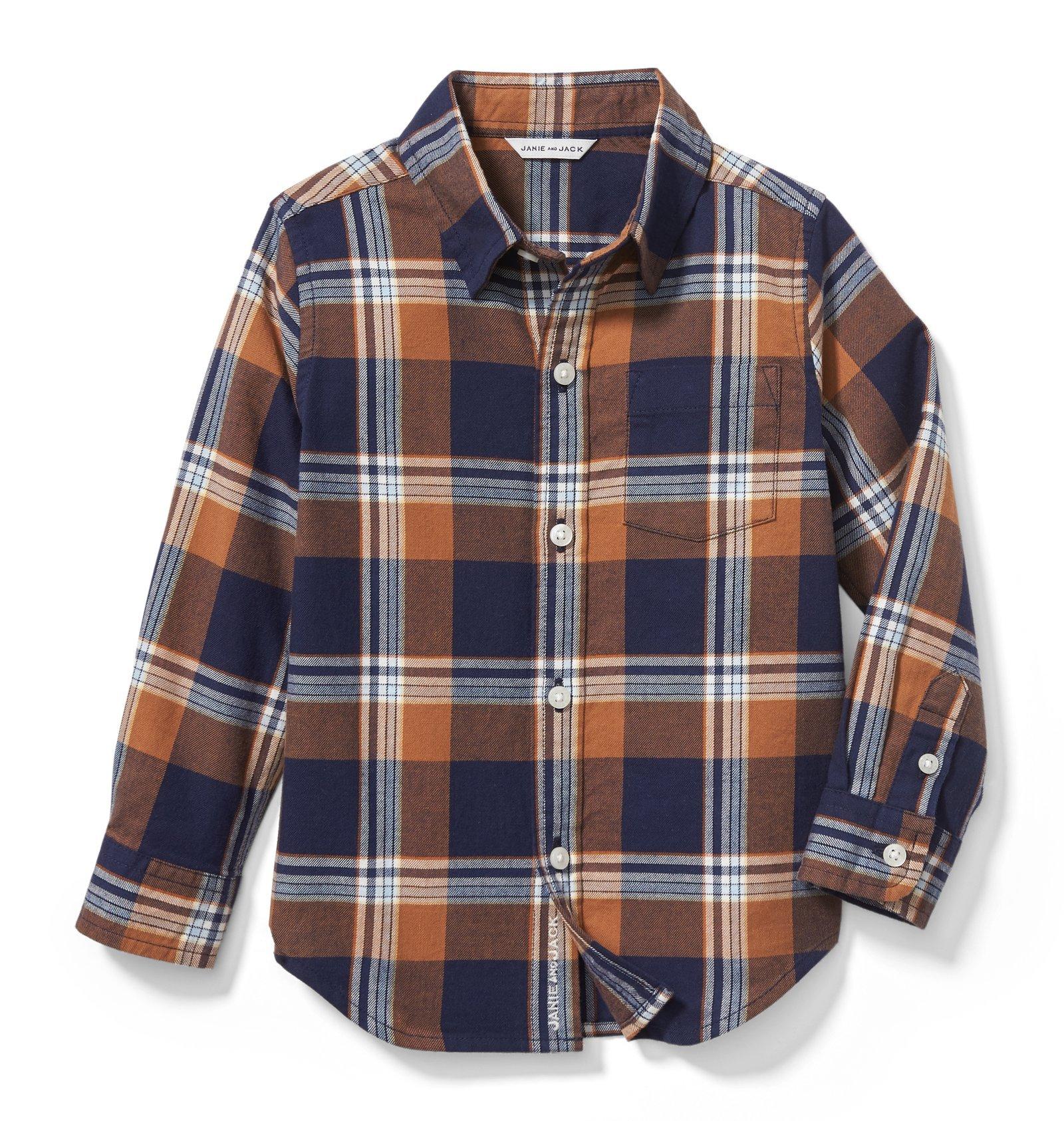 Plaid Brushed Twill Shirt image number 0