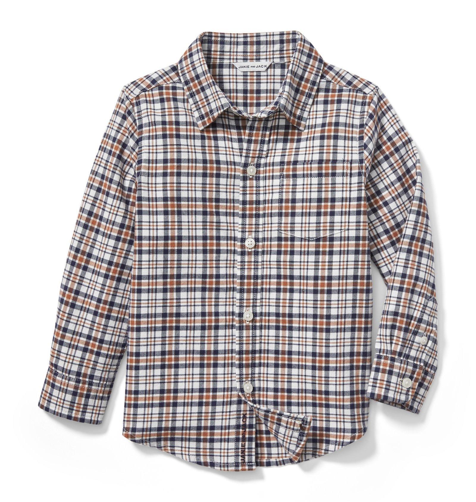 Plaid Brushed Twill Shirt image number 0