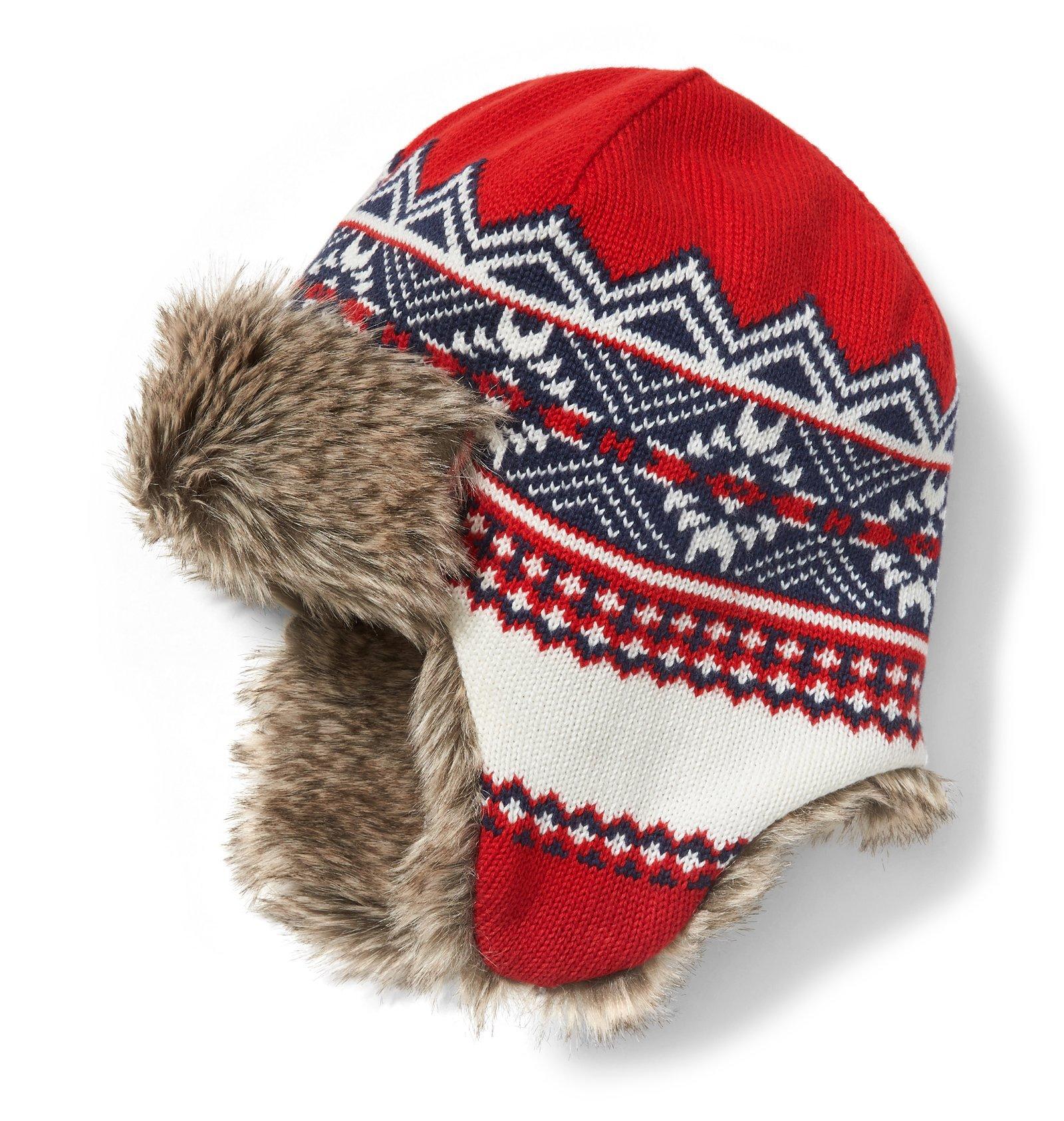 Fair Isle Trapper Hat  image number 0