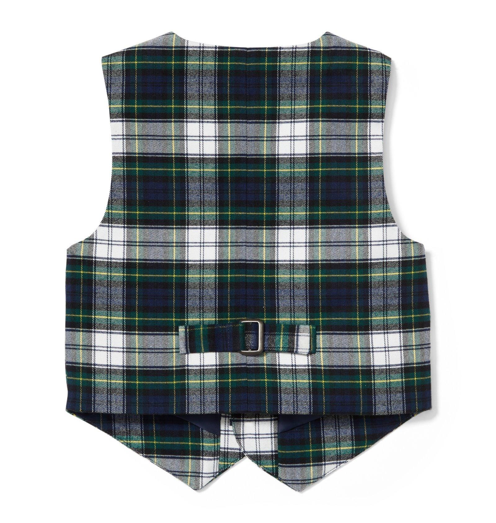 Brushed Plaid Vest image number 1