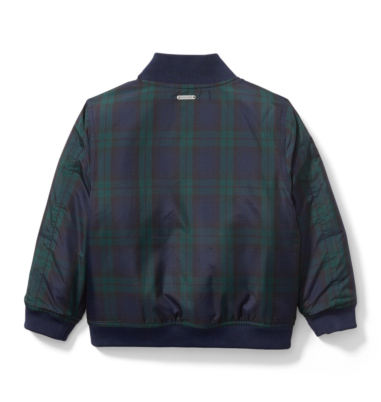 Plaid Bomber Jacket  image number 1