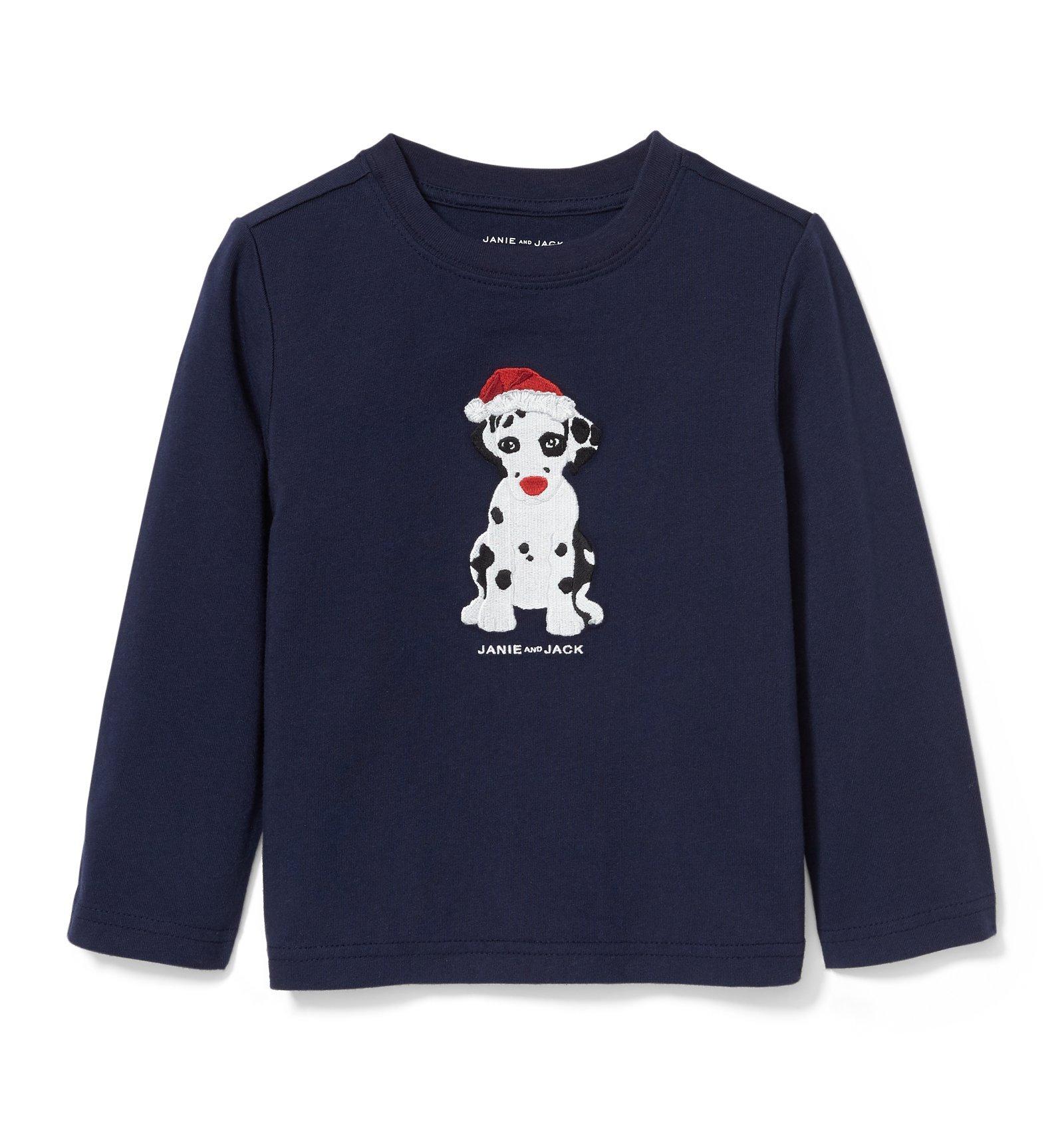 Santa Dalmatian Tee image number 0