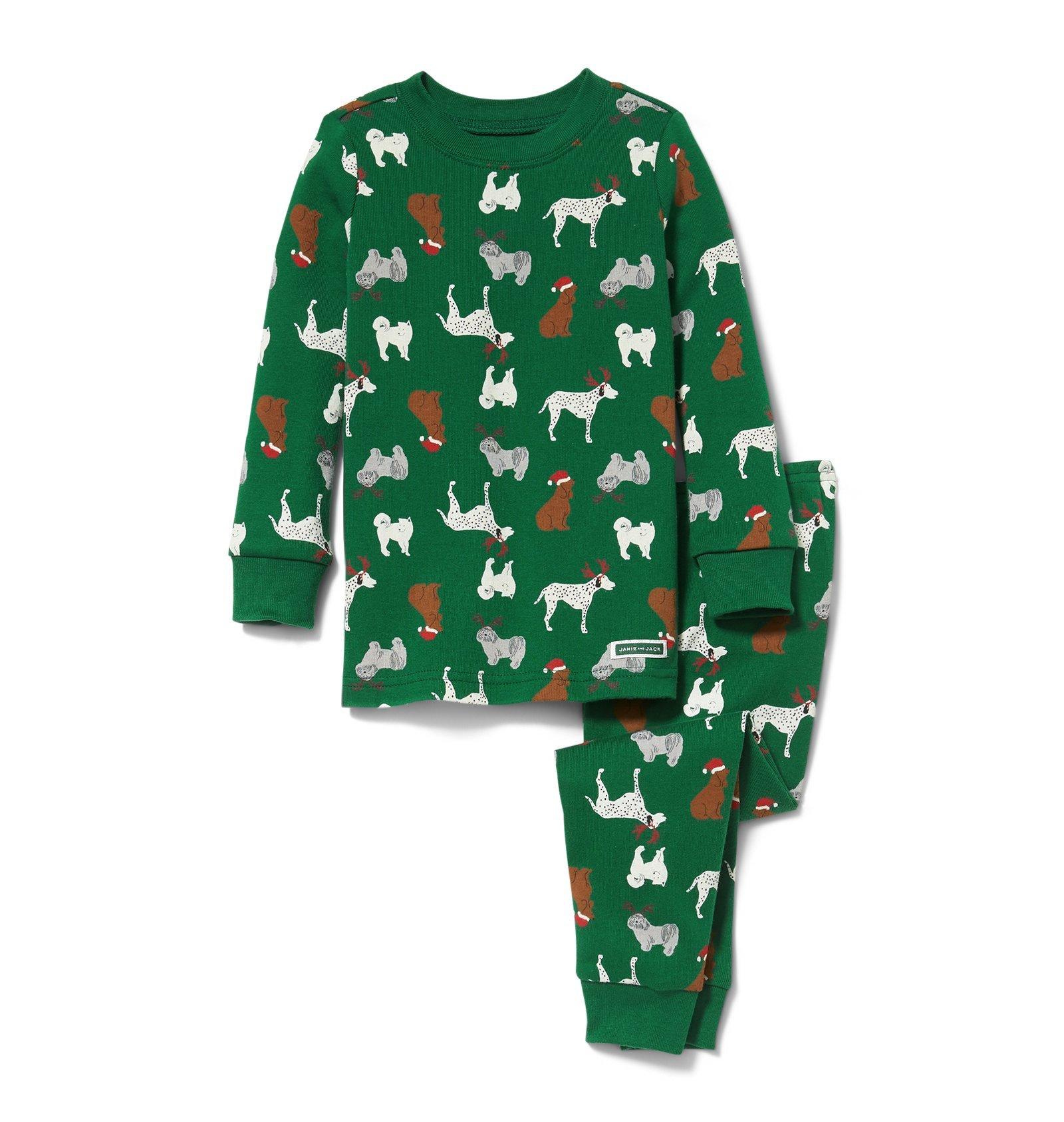 Holiday Pup Pajama Set  image number 0