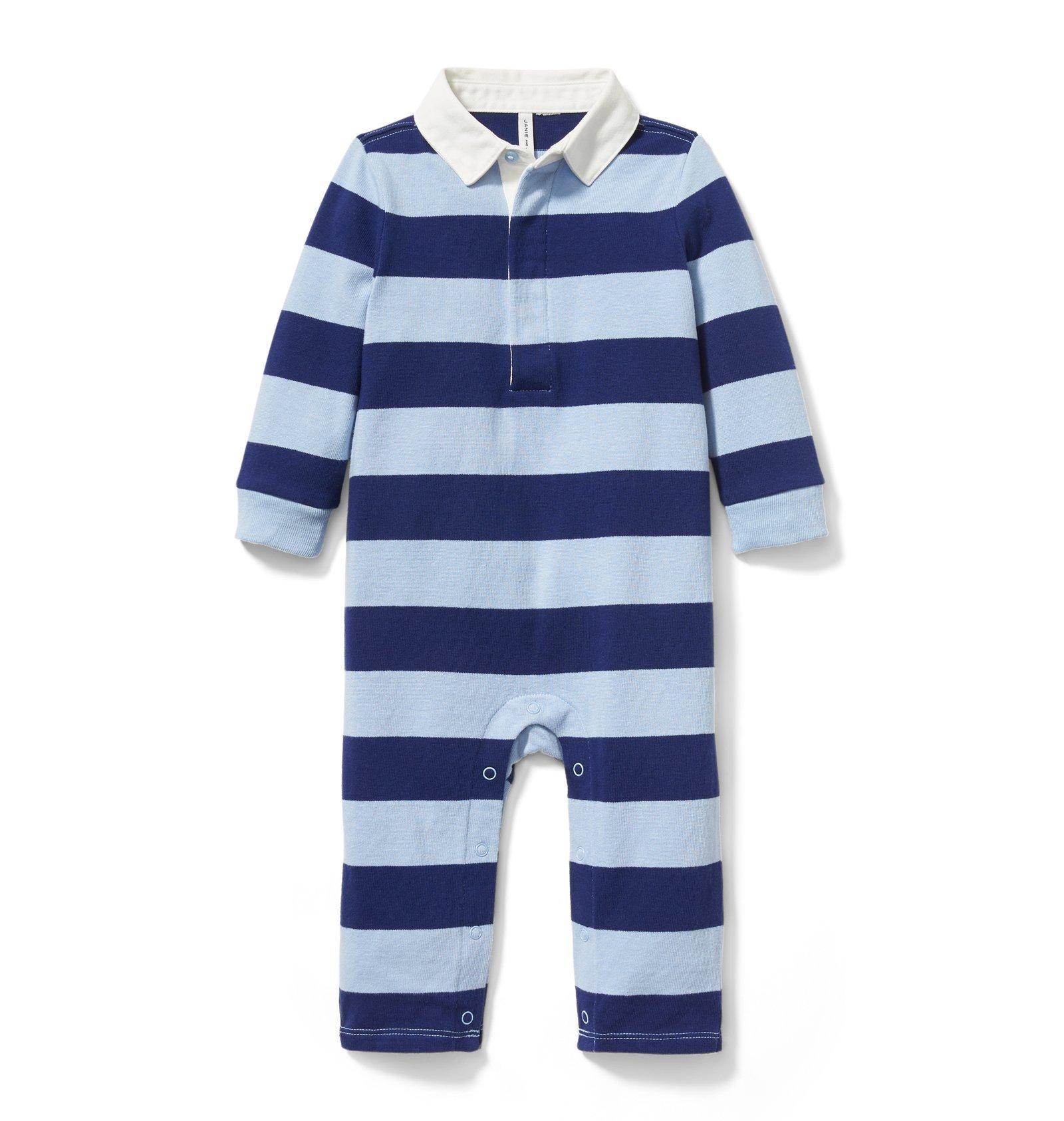 Striped Rugby 1-Piece image number 0