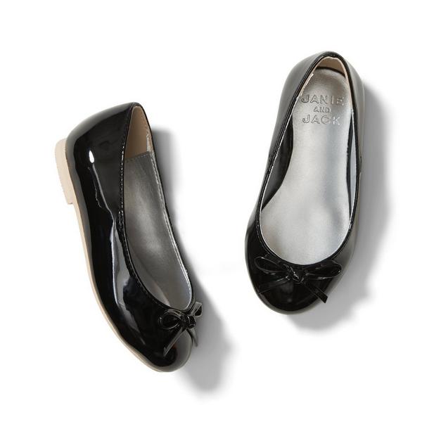 Janie and Jack Patent Bow Ballet Flat