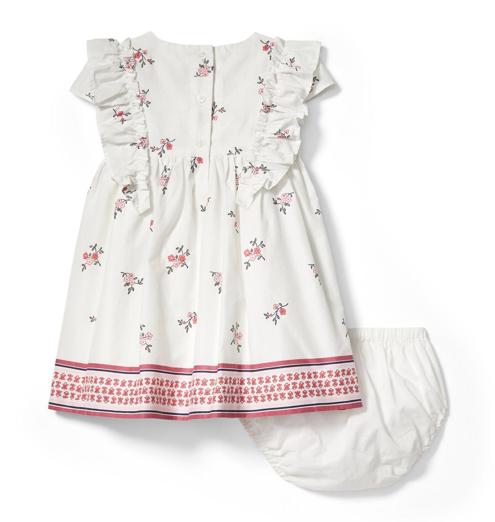 Floral Border Dress  image number 1