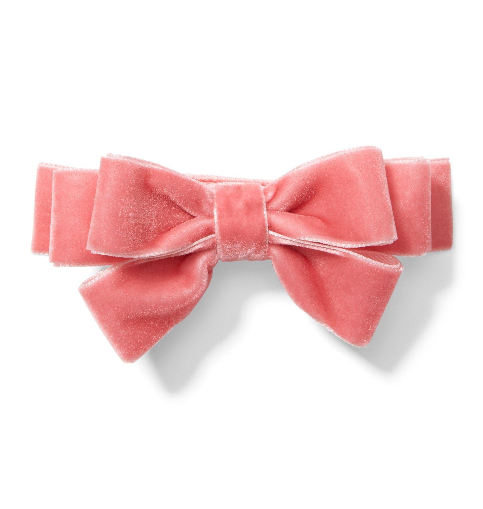 Velvet Bow Barrette image number 0