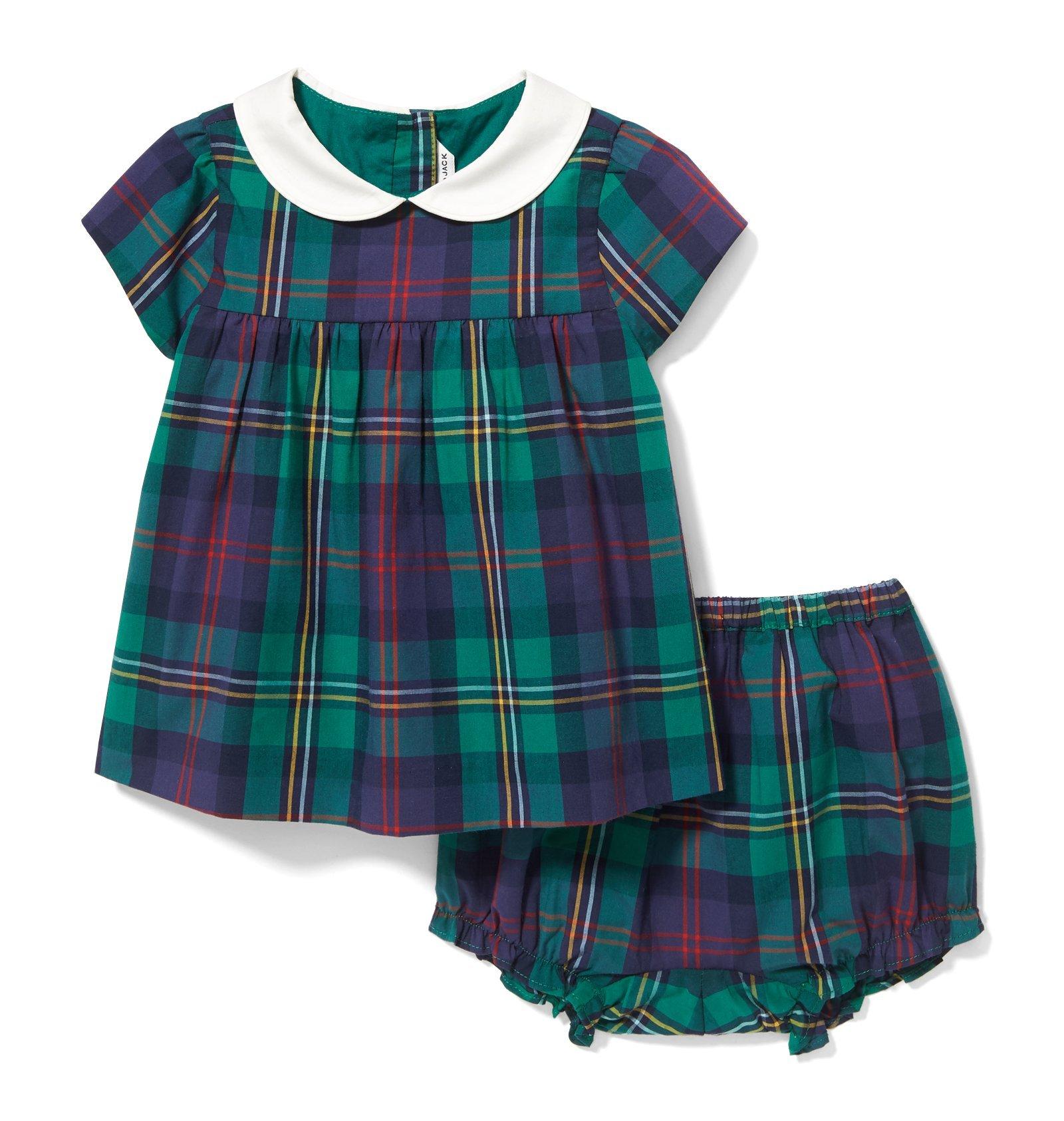 Plaid Collar Matching Set  image number 0