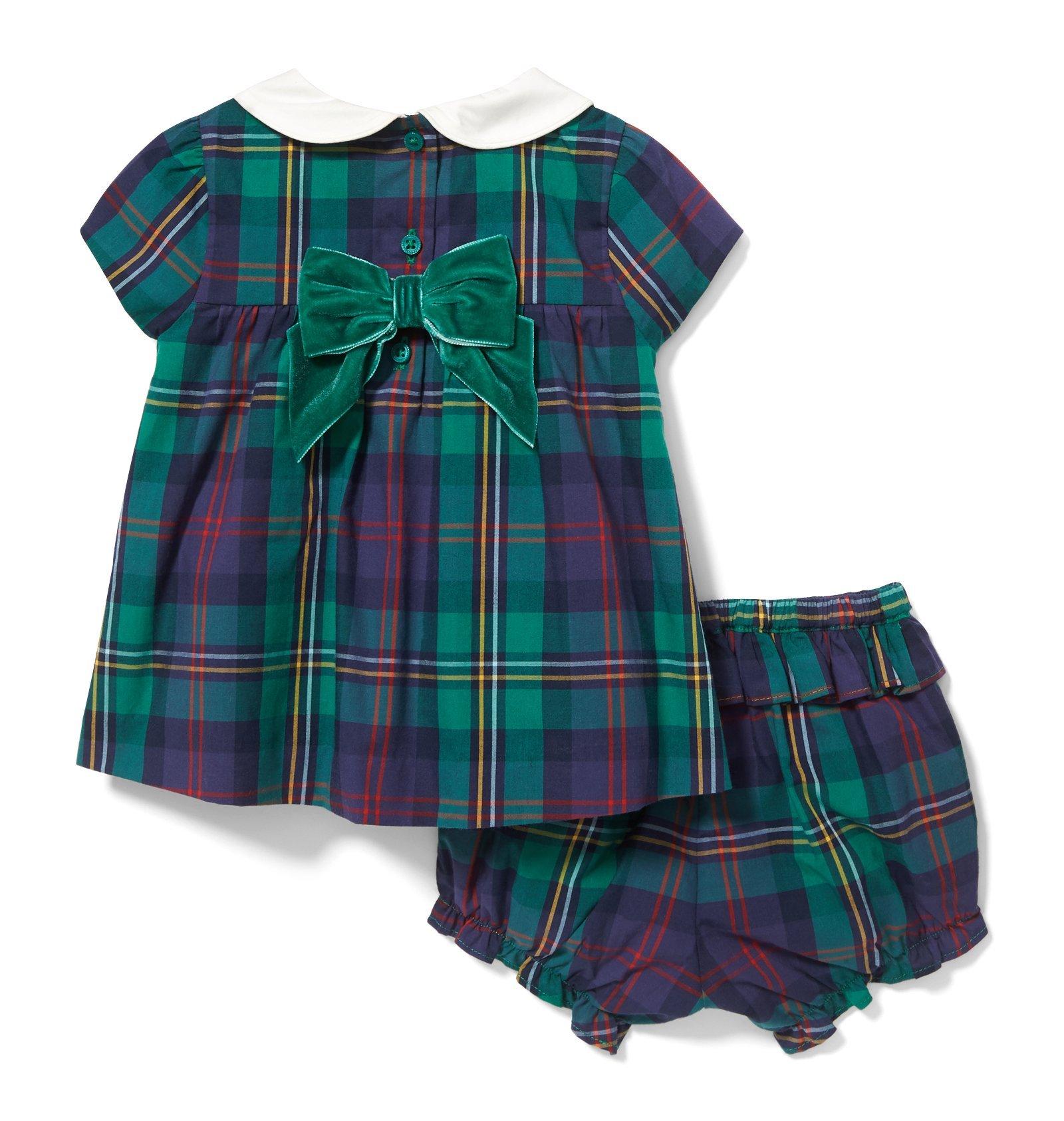 Plaid Collar Matching Set  image number 1