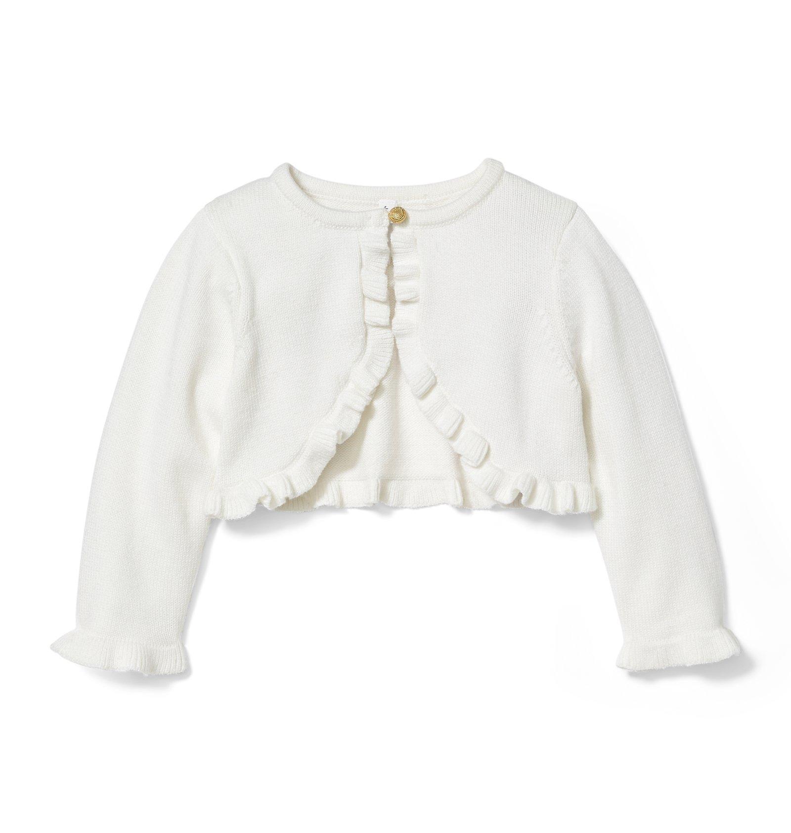 Ruffle Cropped Cardigan image number 0