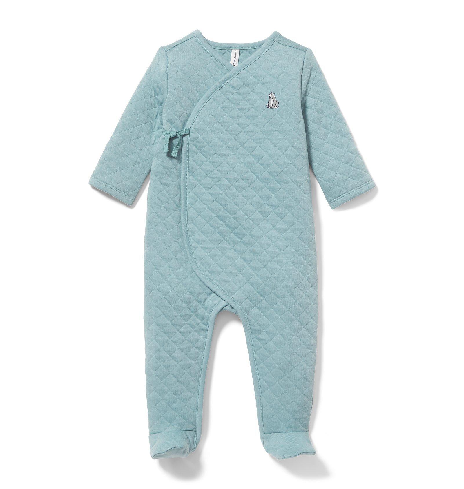 Footed Quilted Bear 1-Piece image number 0