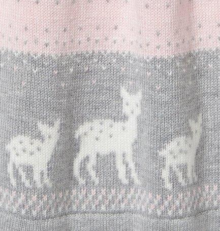 Deer Border Sweater Dress image number 2