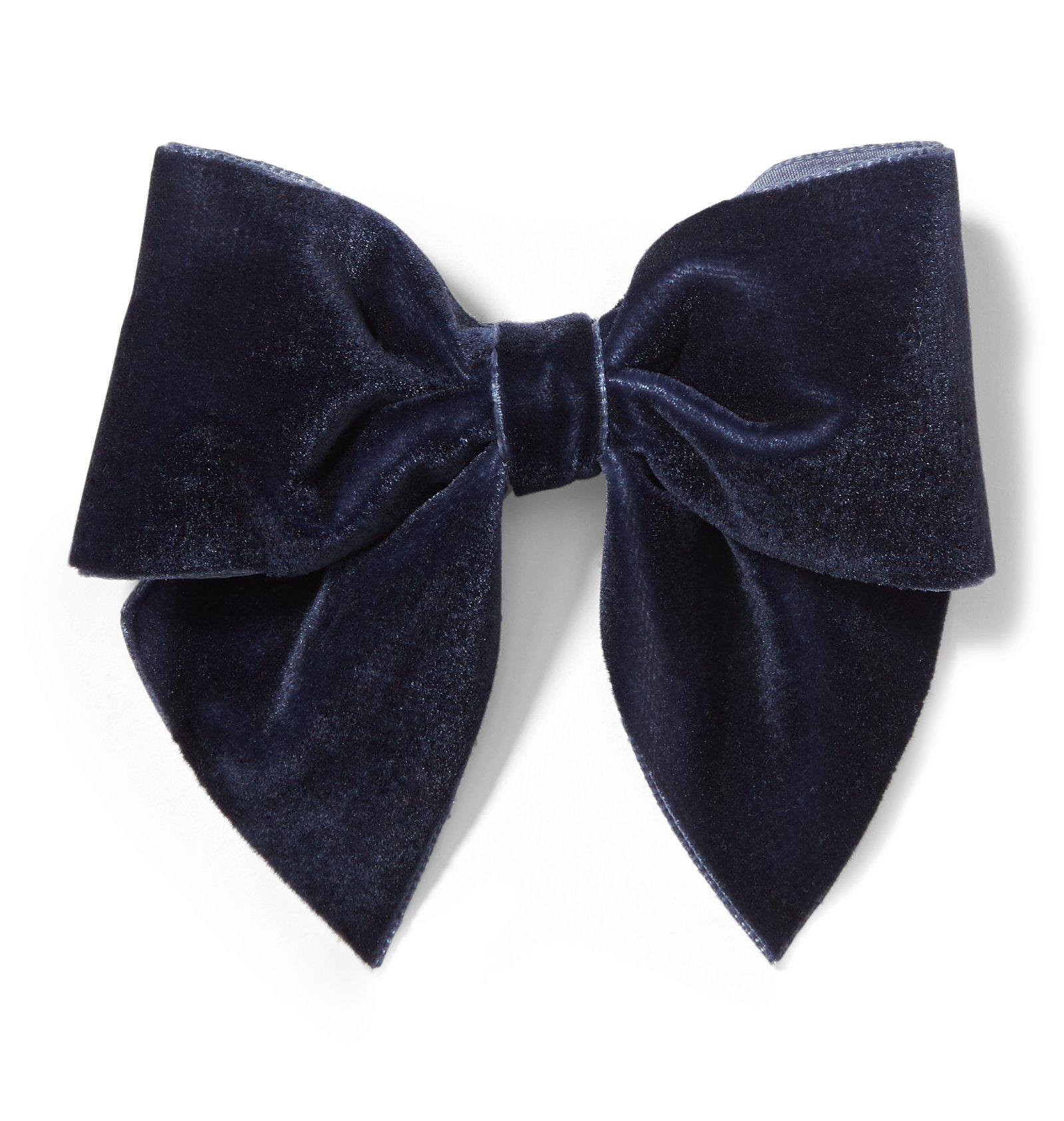 Velvet Bow Barrette