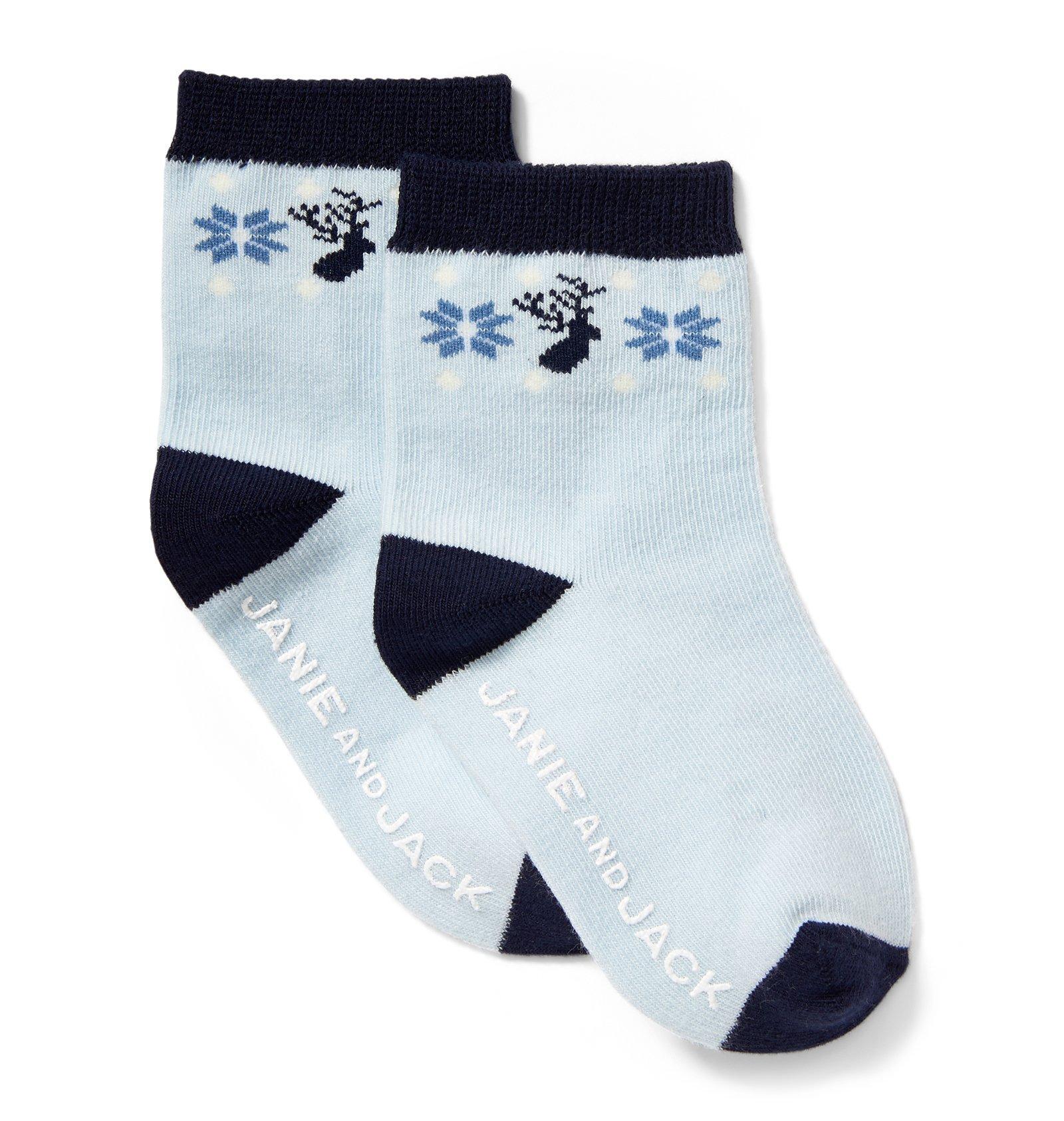 Fair Isle Deer Sock image number 0