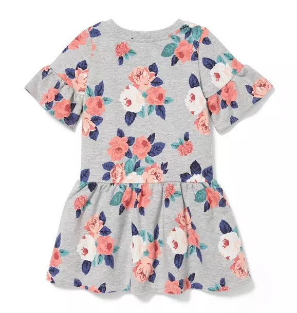 Floral French Terry Dress image number 1