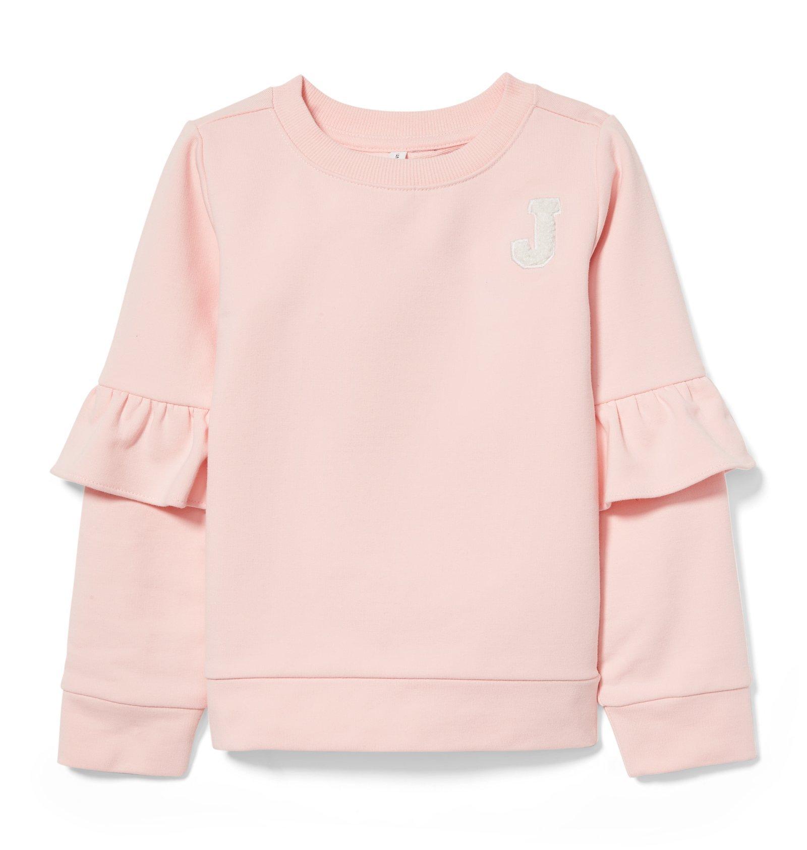 Logo Ruffle Sleeve Pullover  image number 0