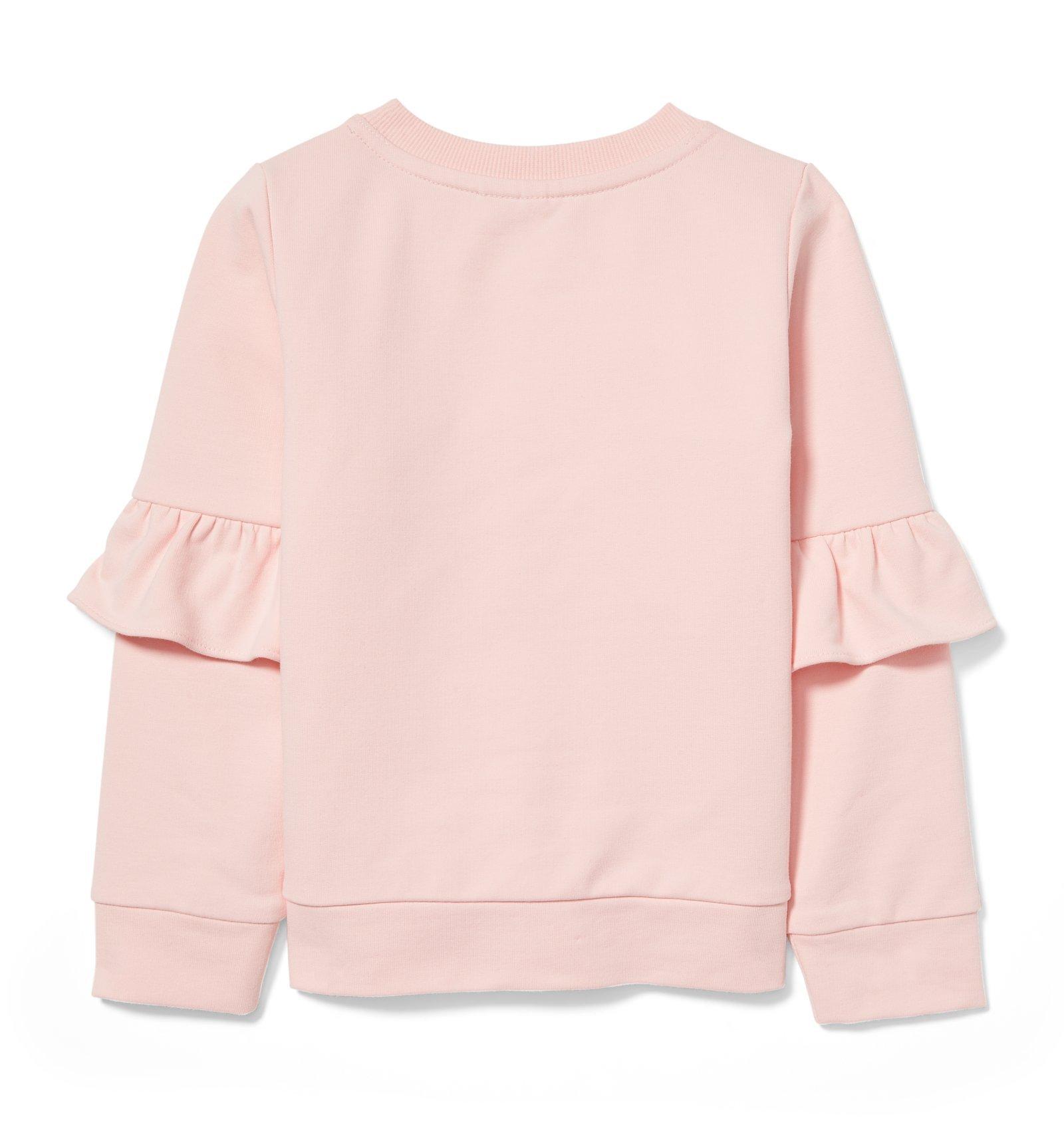 Logo Ruffle Sleeve Pullover  image number 1