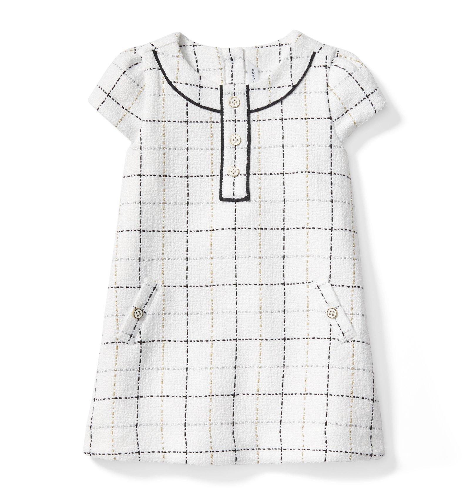 Plaid Tweed Dress  image number 0