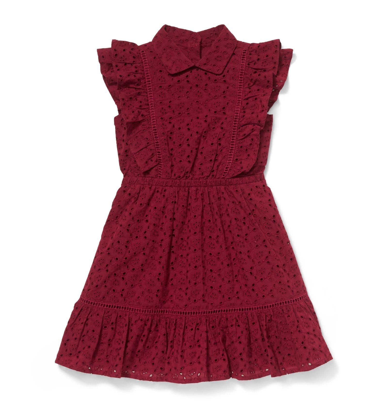 Eyelet Ruffle Dress image number 0