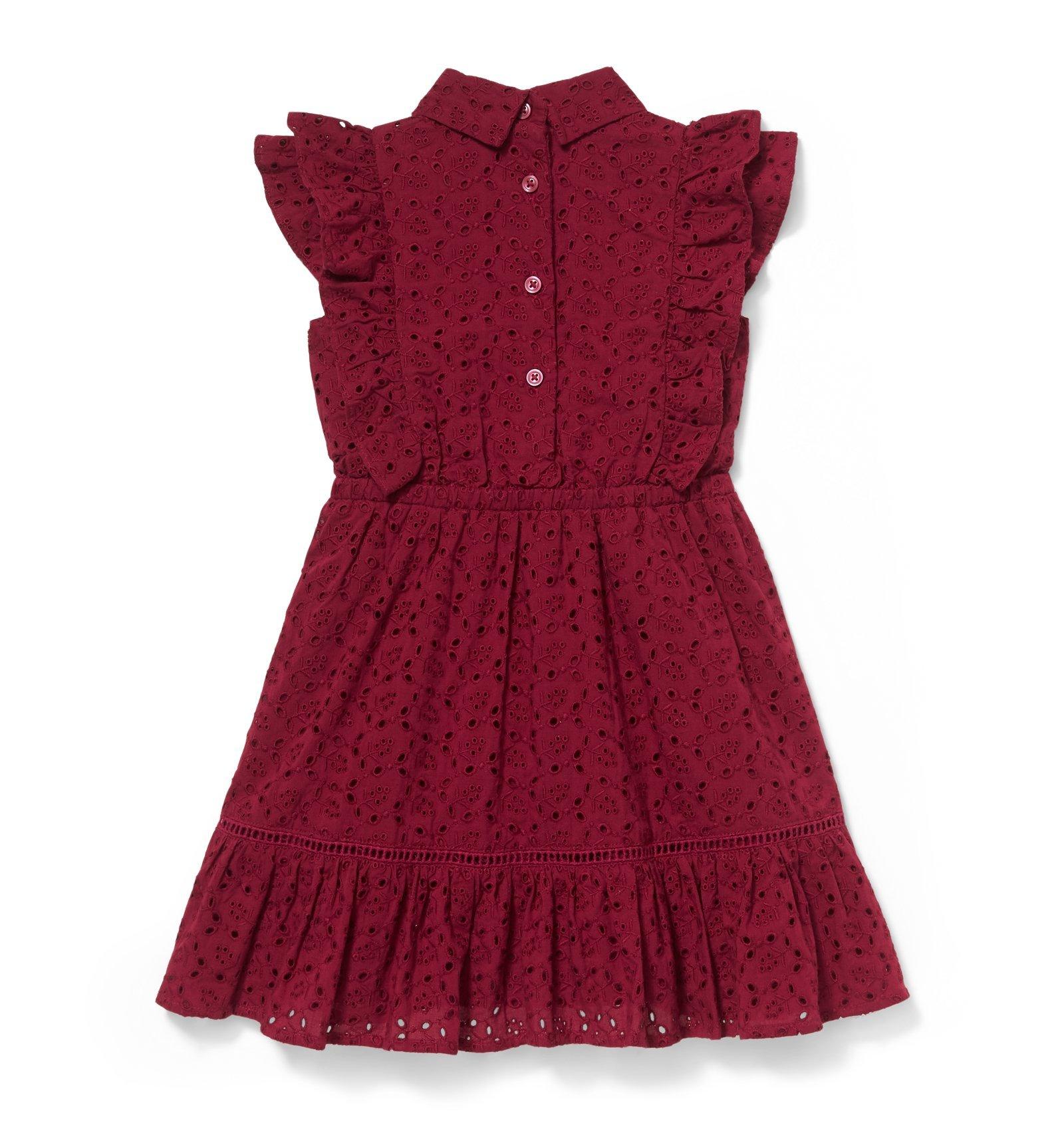 Eyelet Ruffle Dress image number 1