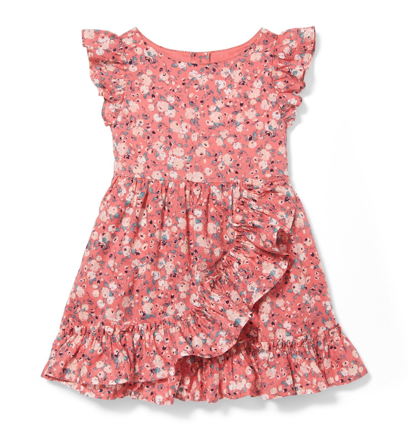 Floral Flutter Sleeve Dress image number 0
