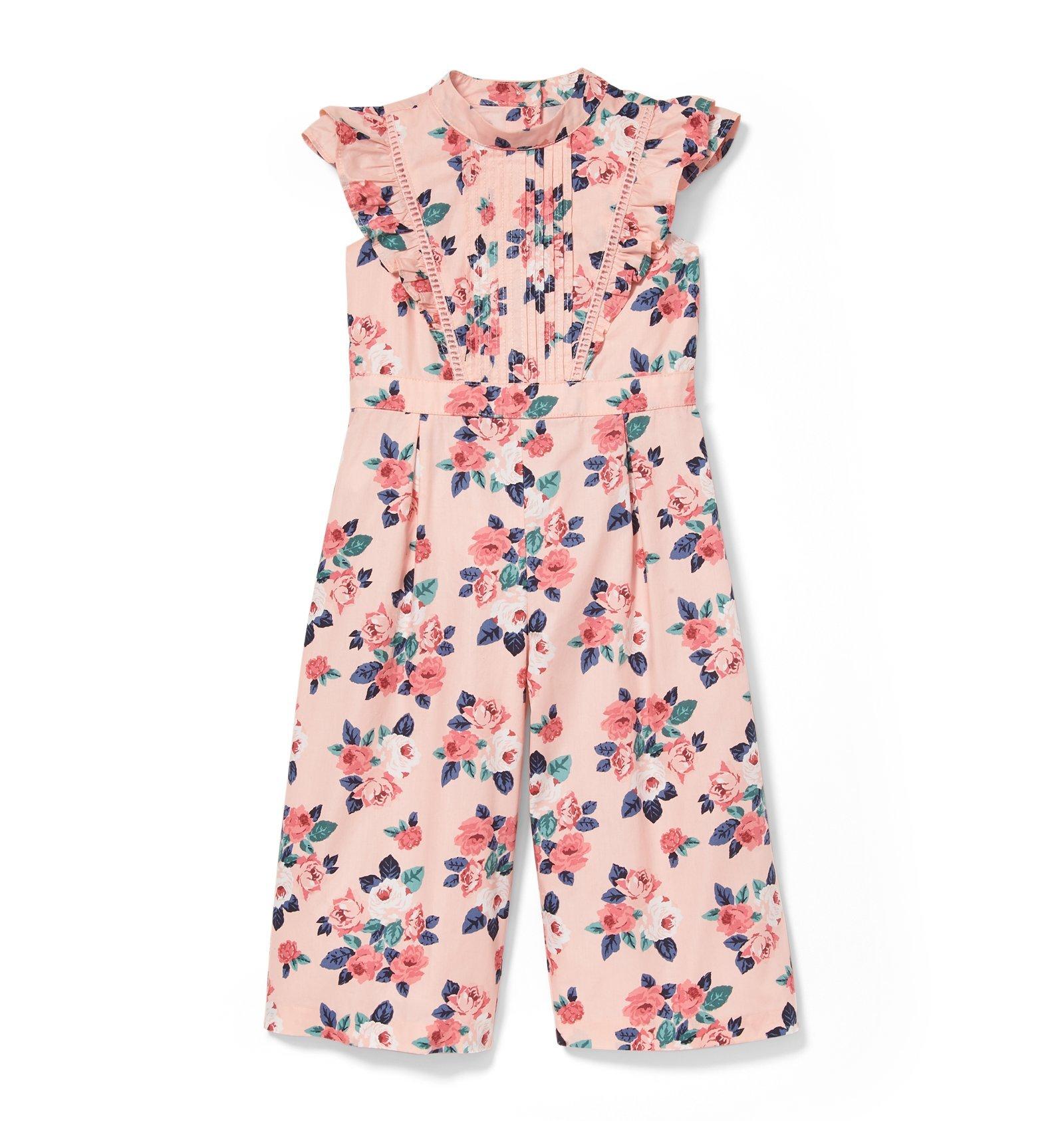 Floral Flutter Sleeve Jumpsuit  image number 0