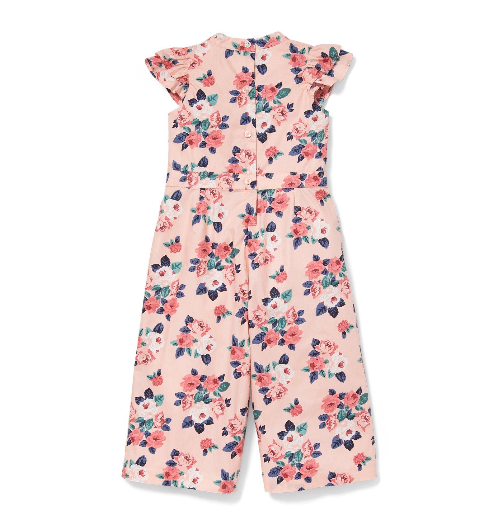Floral Flutter Sleeve Jumpsuit  image number 2