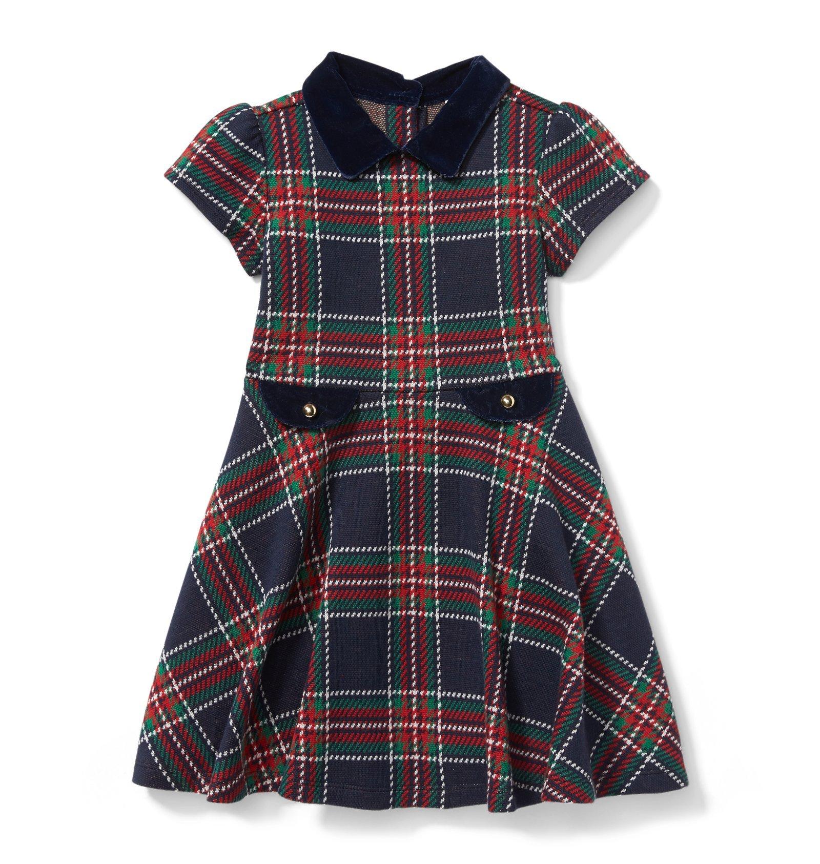 Plaid Jacquard Dress image number 0