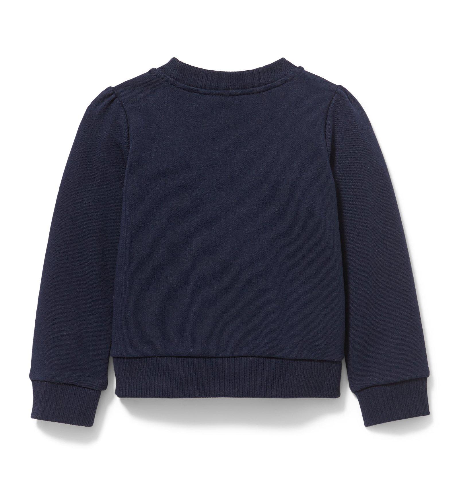 Embroidered Floral Sweatshirt  image number 1