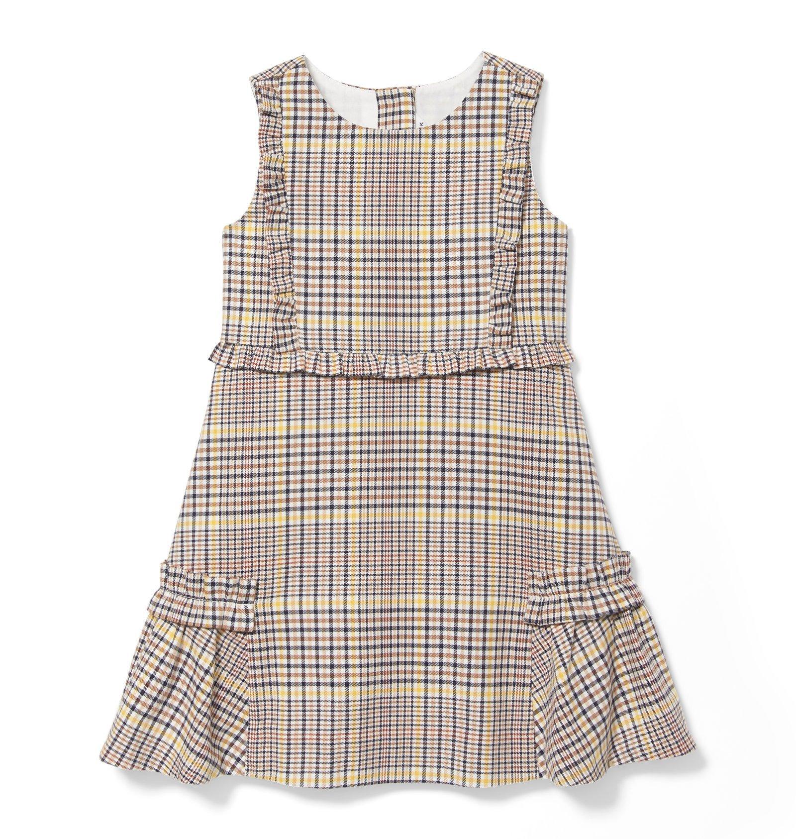 Plaid Ruffle Dress image number 0