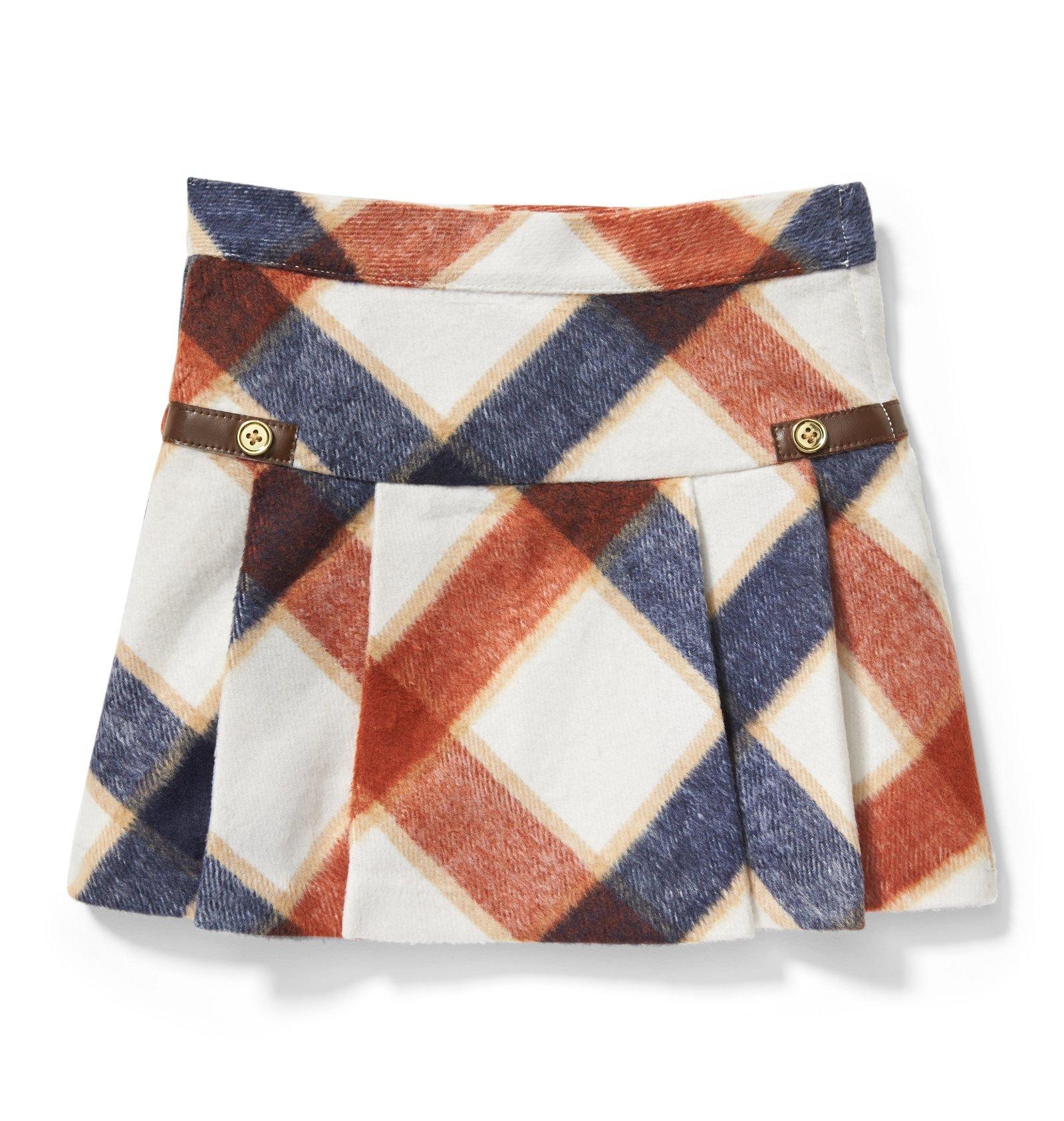 Plaid Pleated Skirt  image number 0
