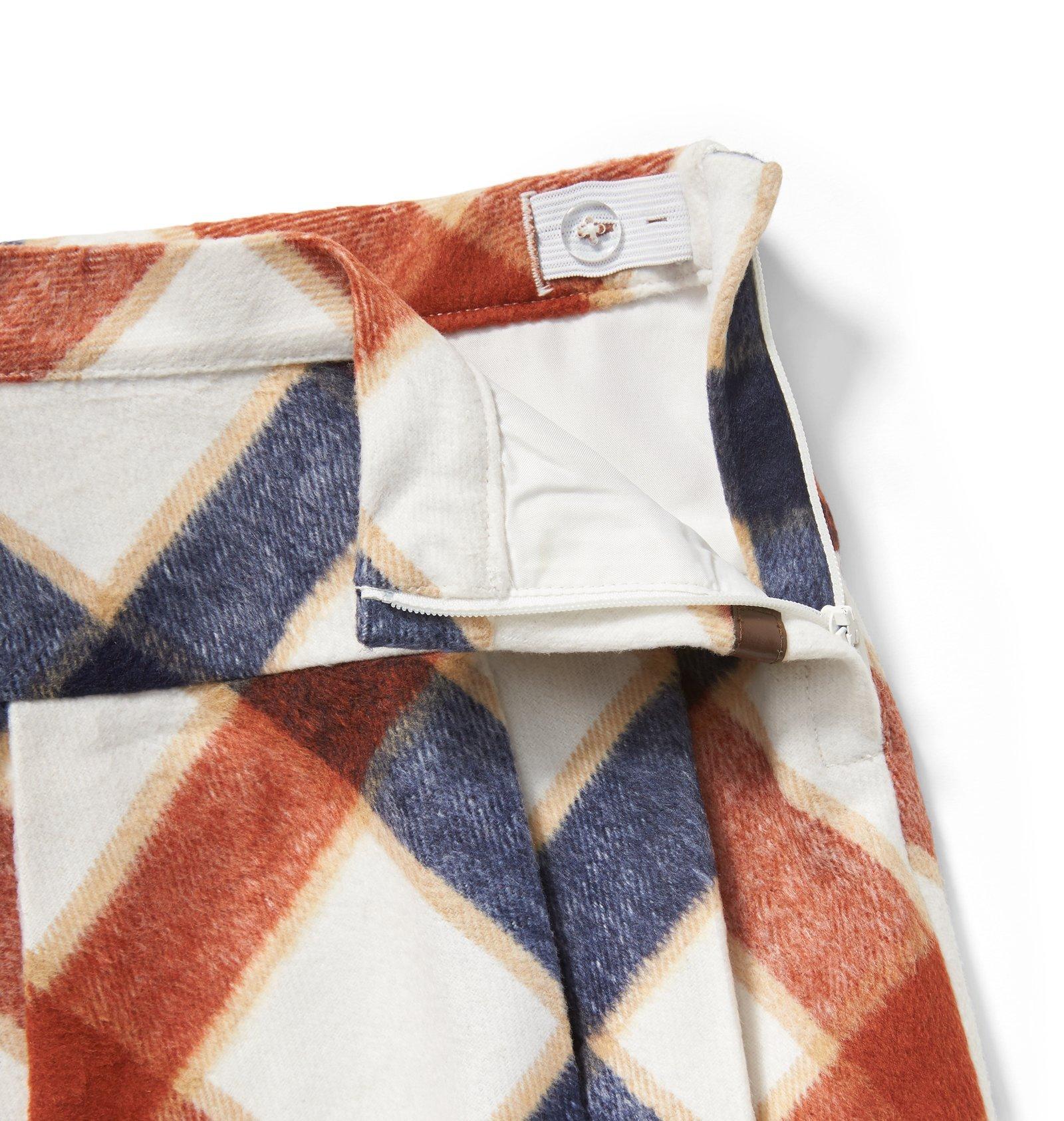 Plaid Pleated Skirt  image number 1