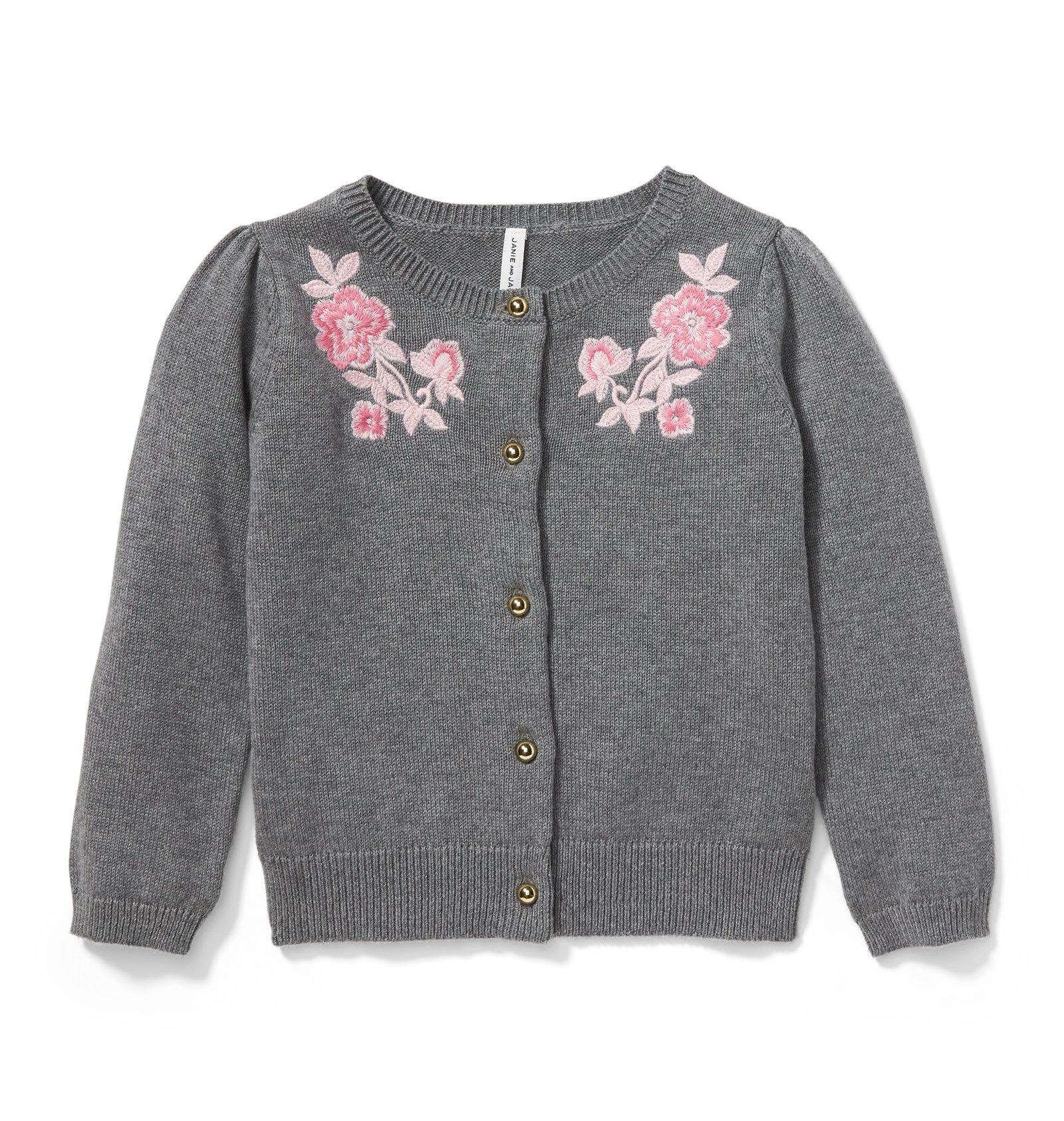Embroidered Floral Cardigan image number 0