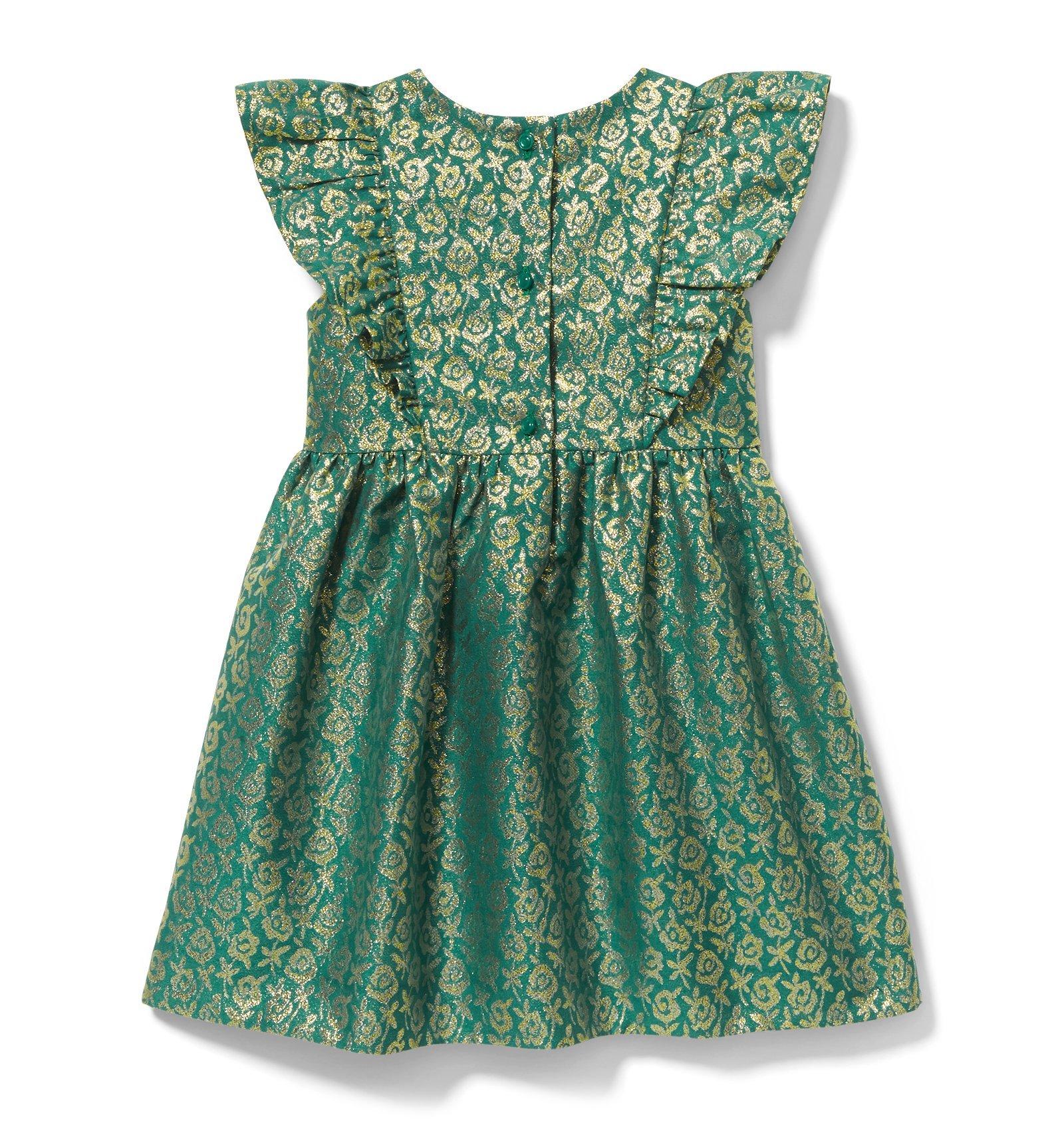 Shimmer Floral Jacquard Dress image number 1